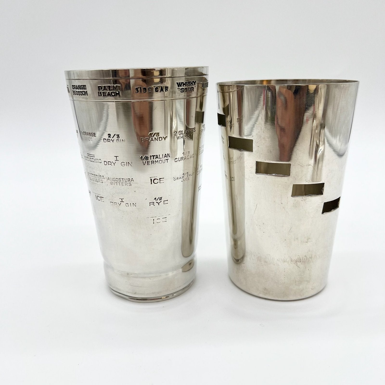 SHAKER ARGENT "DIAL A DRINK" BOSSI, ITALY 1960s
