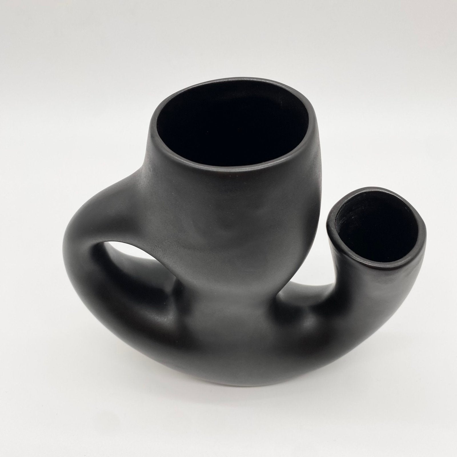 VASE "REVERNAY" CÉRAMIQUE NOIRE, 1950s