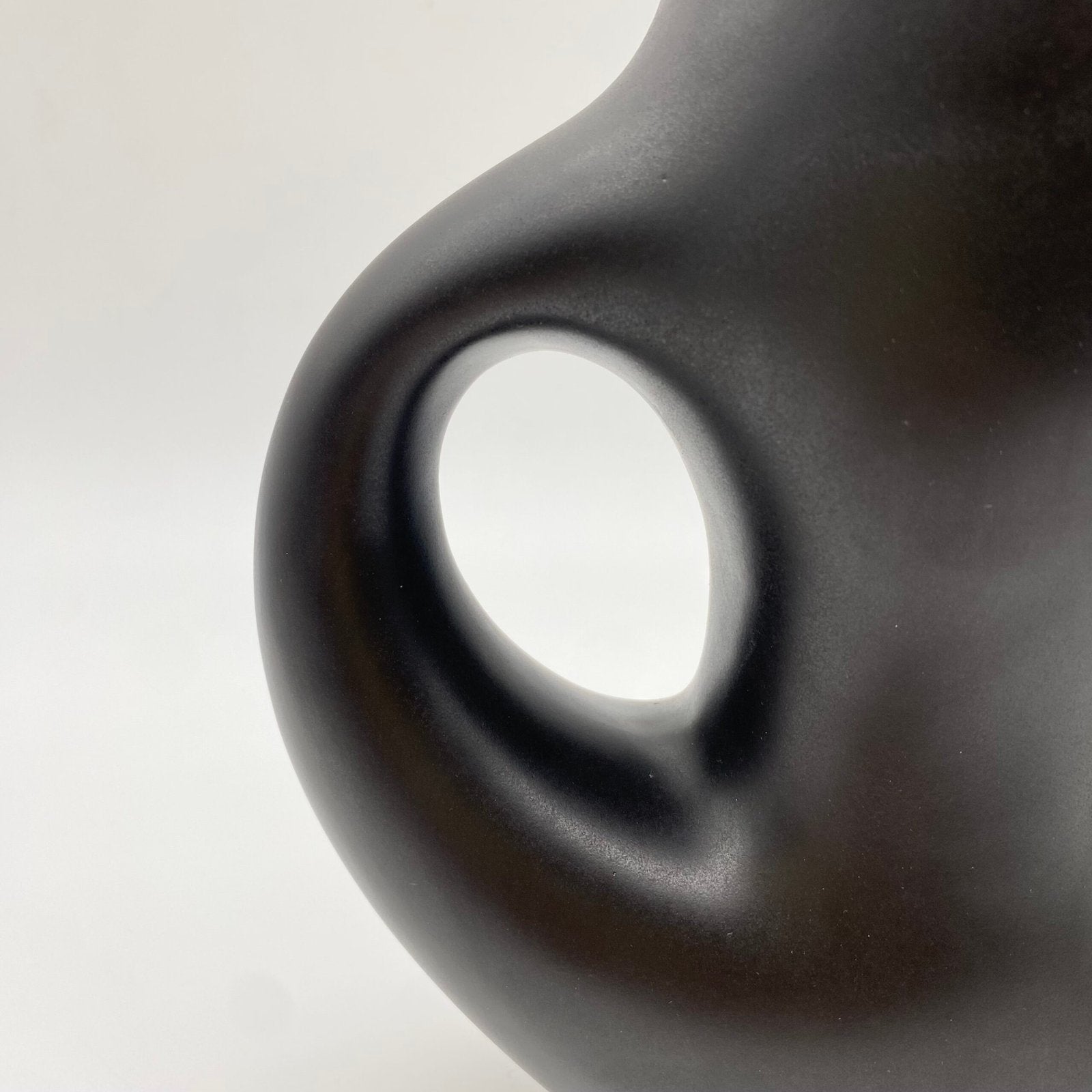 VASE "REVERNAY" CÉRAMIQUE NOIRE, 1950s