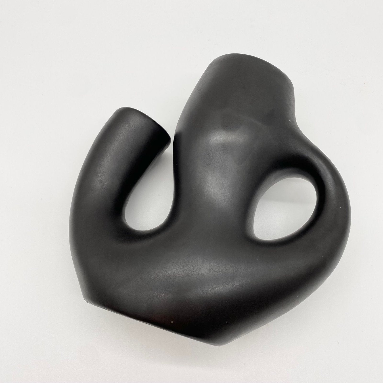 VASE "REVERNAY" CÉRAMIQUE NOIRE, 1950s