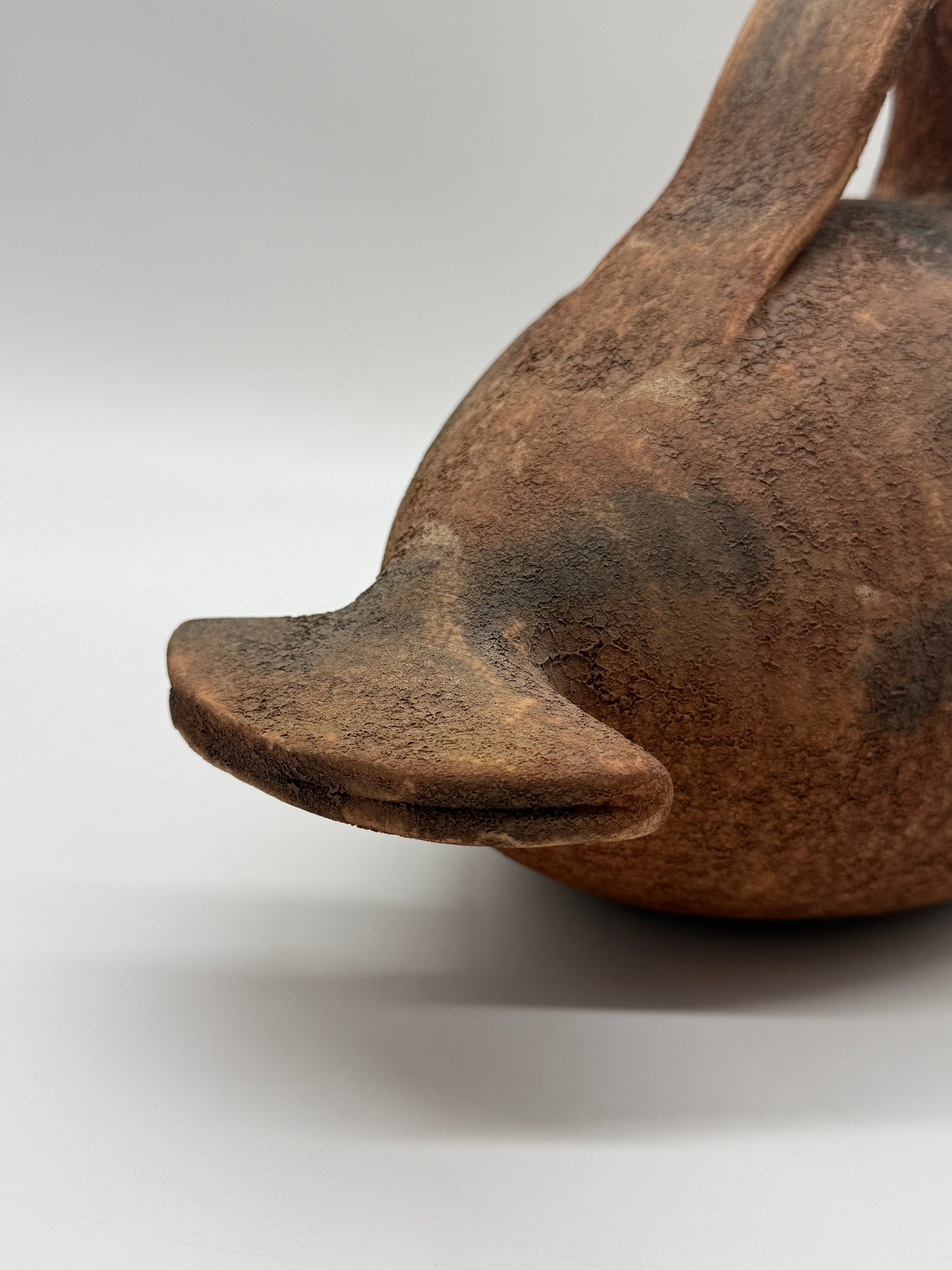 SCULPTURE CANARD « SCAVO » EN CÉRAMIQUE BITOSSI, ITALIE, 1970s