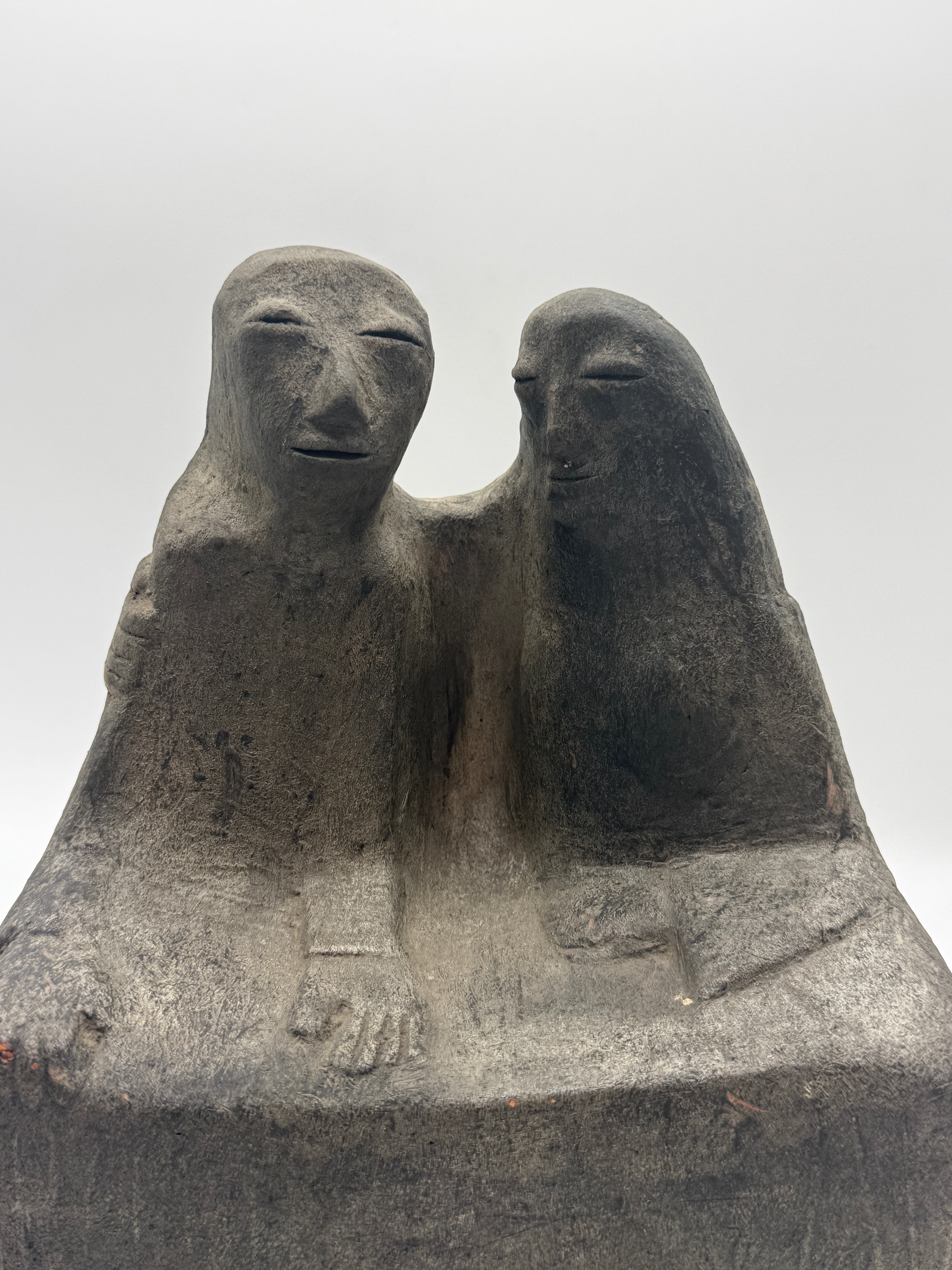 SCULPTURE EN CÉRAMIQUE "COPPIA" CLIZIA (MARIO GIANI), ITALIE, 1970s