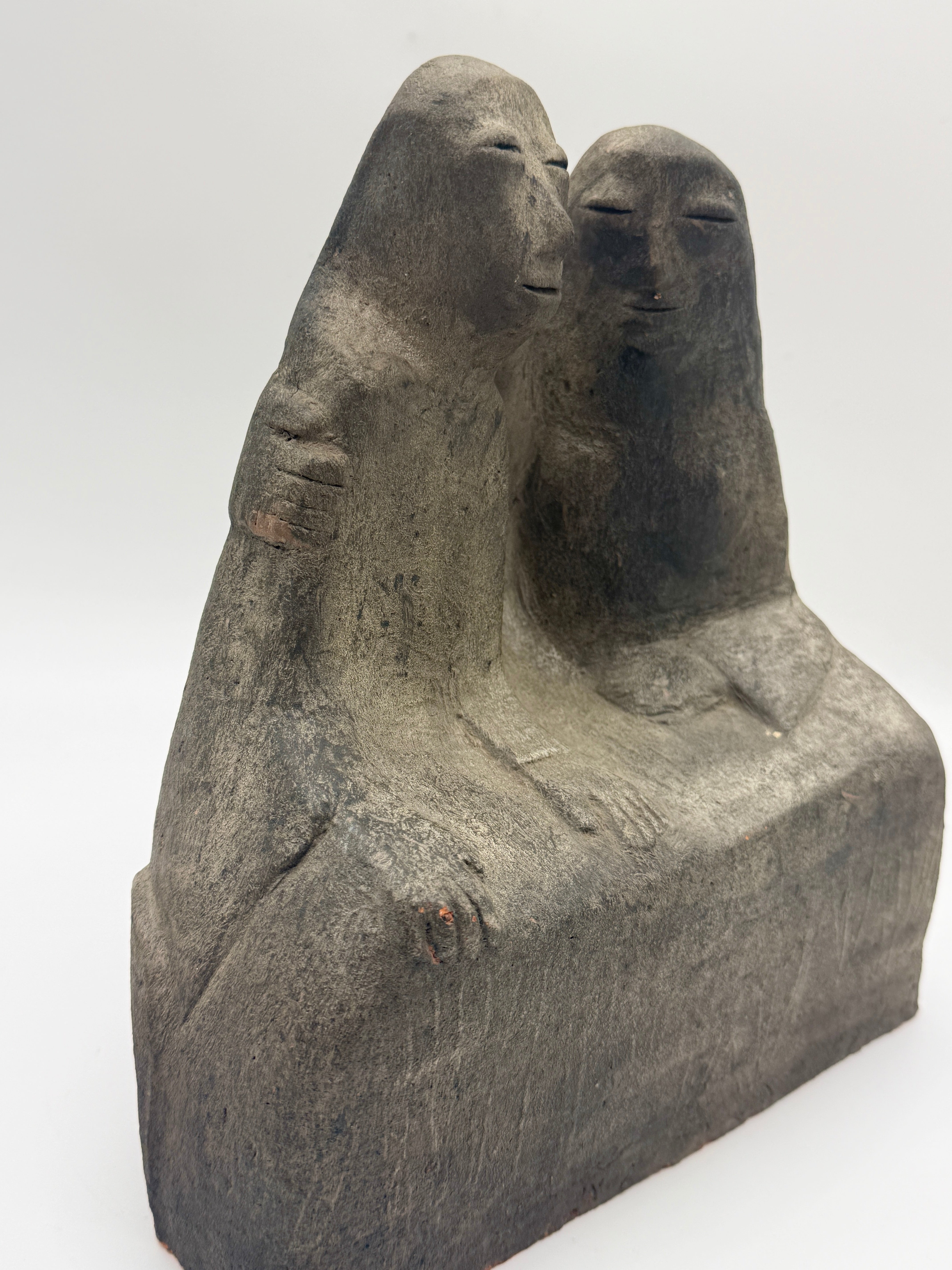 SCULPTURE EN CÉRAMIQUE "COPPIA" CLIZIA (MARIO GIANI), ITALIE, 1970s
