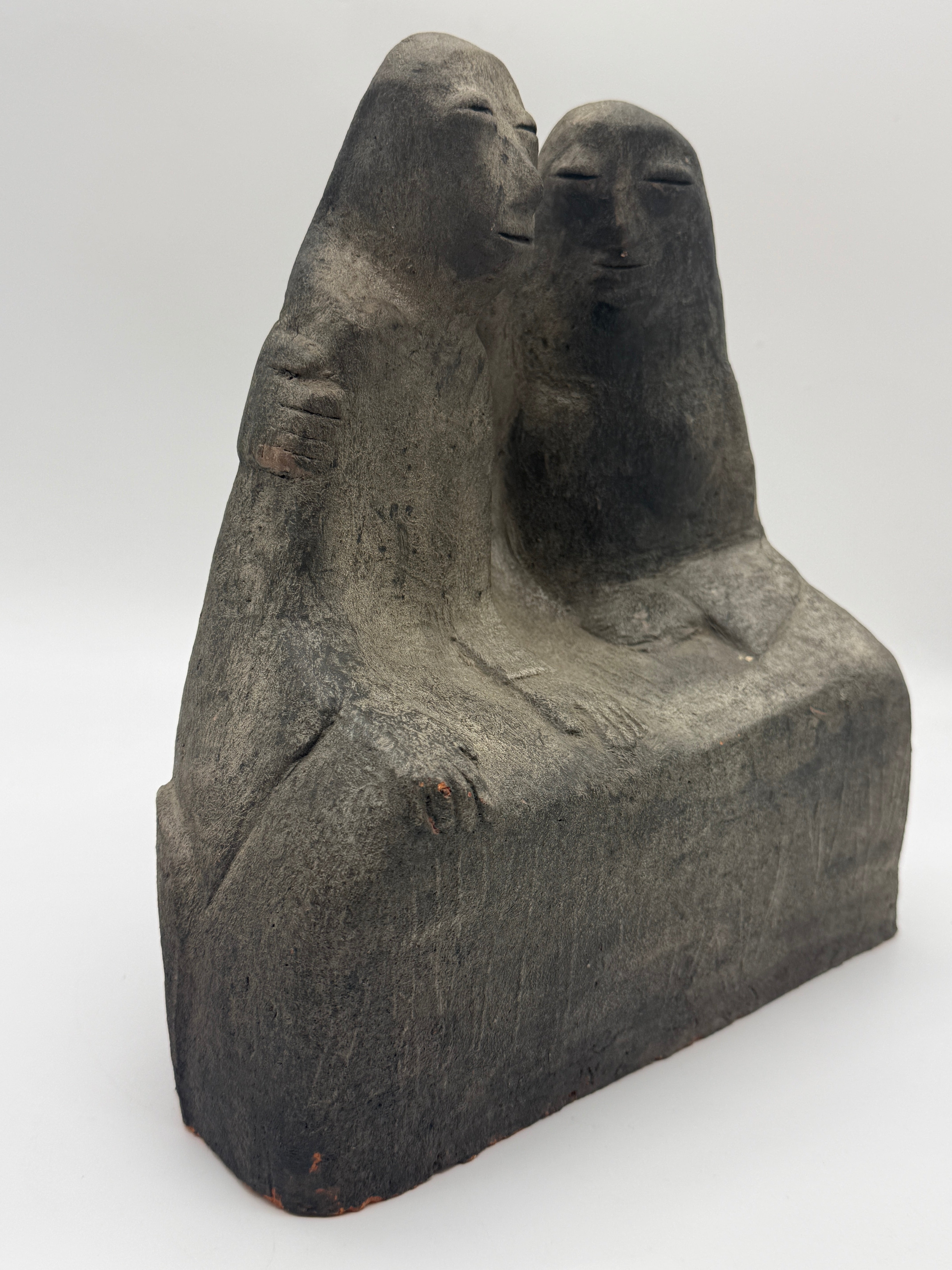 SCULPTURE EN CÉRAMIQUE "COPPIA" CLIZIA (MARIO GIANI), ITALIE, 1970s