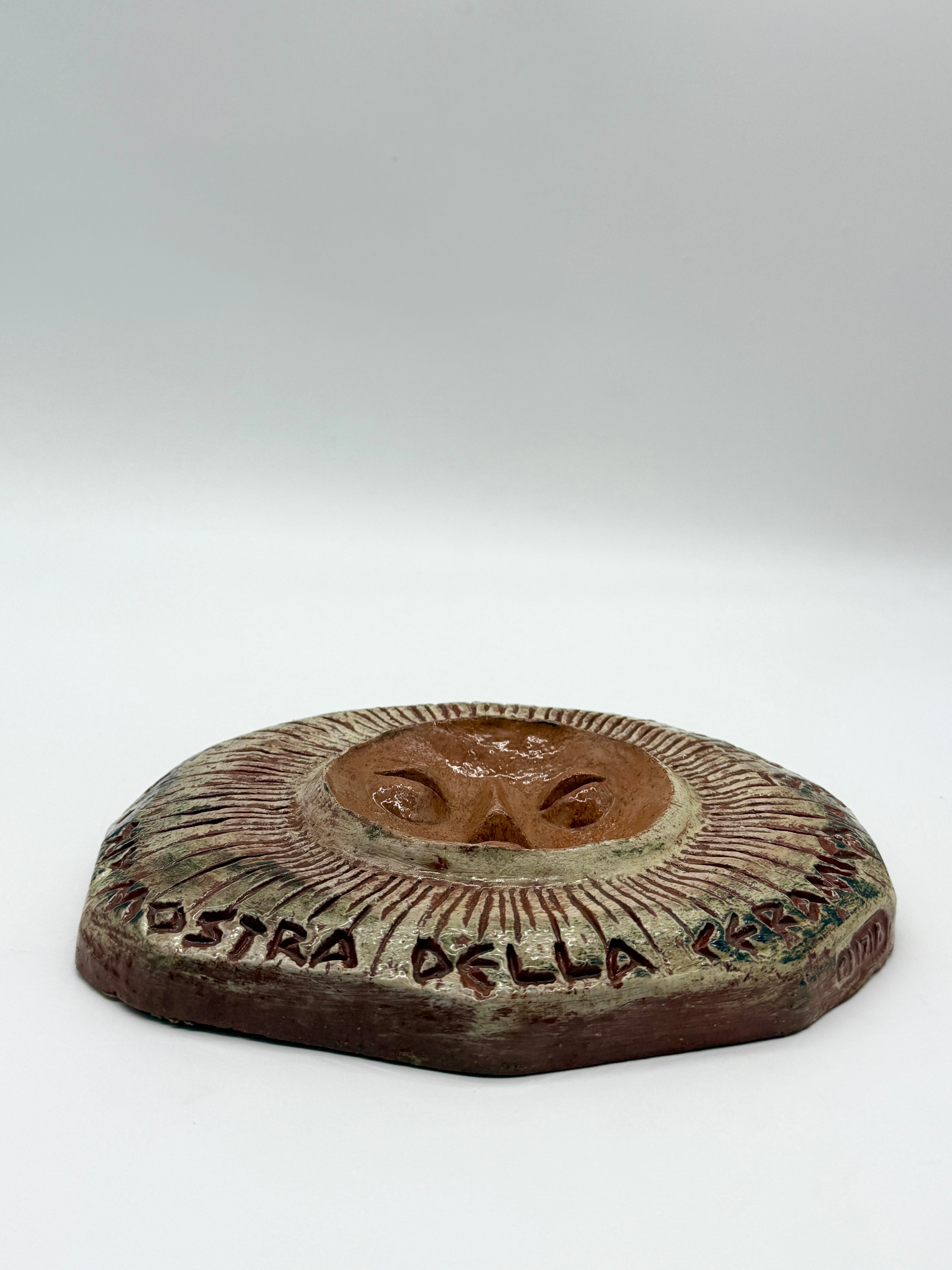 CÉRAMIQUE MURALE "SOLEIL" — CLIZIA (MARIO GIANI), 1979