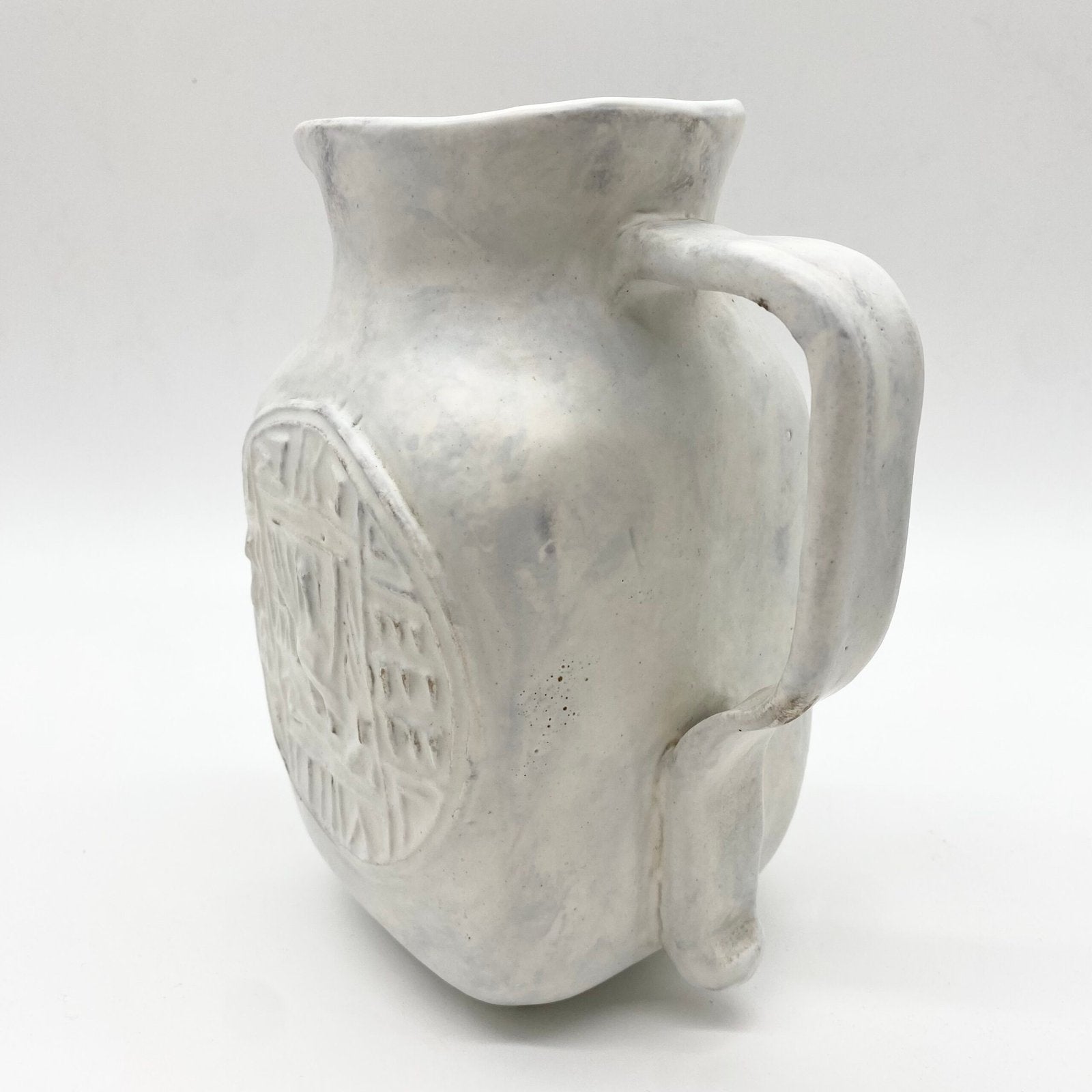 PICHET CÉRAMIQUE ÉMAILLÉE VALLAURIS, 1960s
