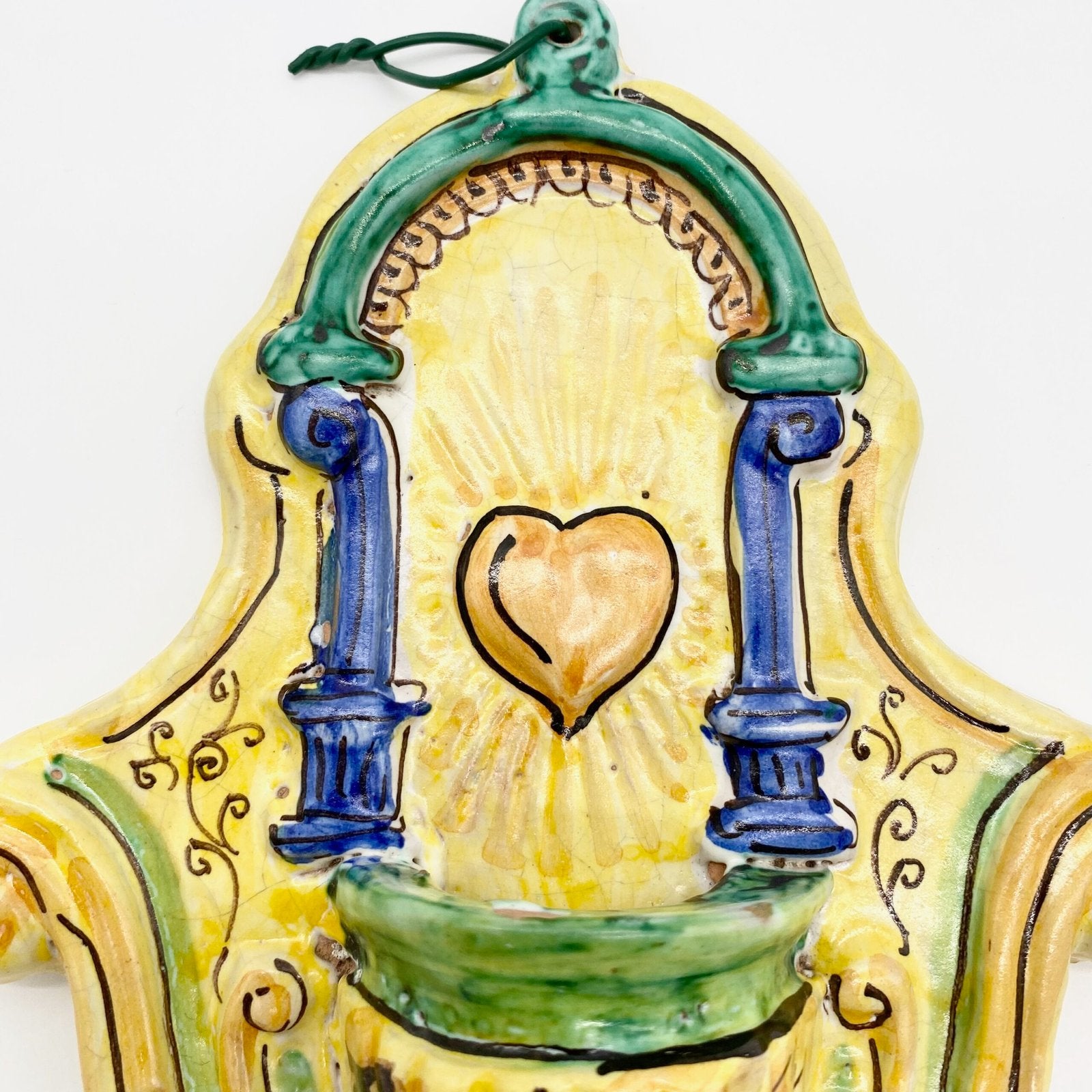 BENITIER COEUR BLEU "LE STANZE DEL GATTOPARDO", 1970