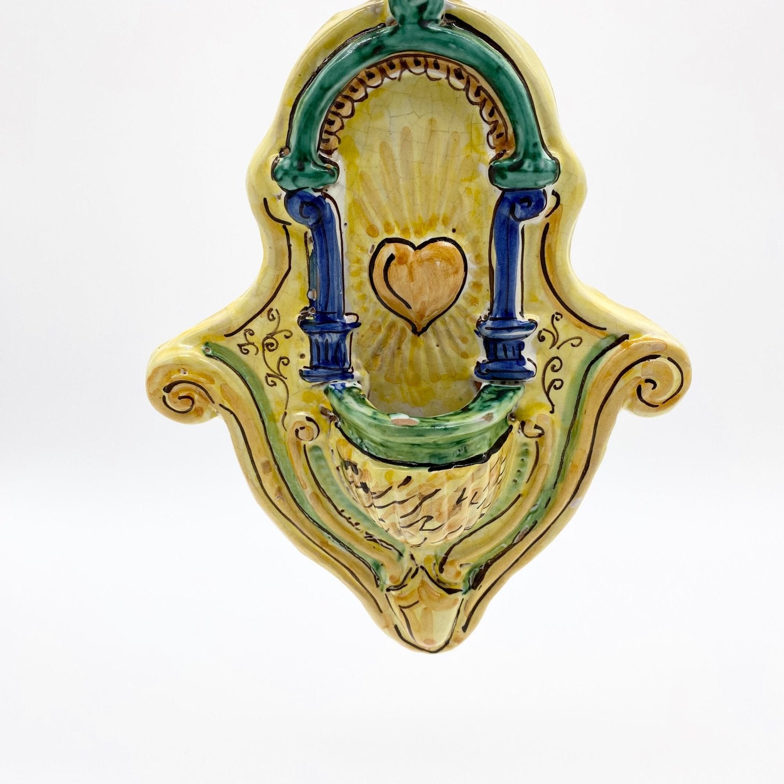 BENITIER COEUR BLEU "LE STANZE DEL GATTOPARDO", 1970