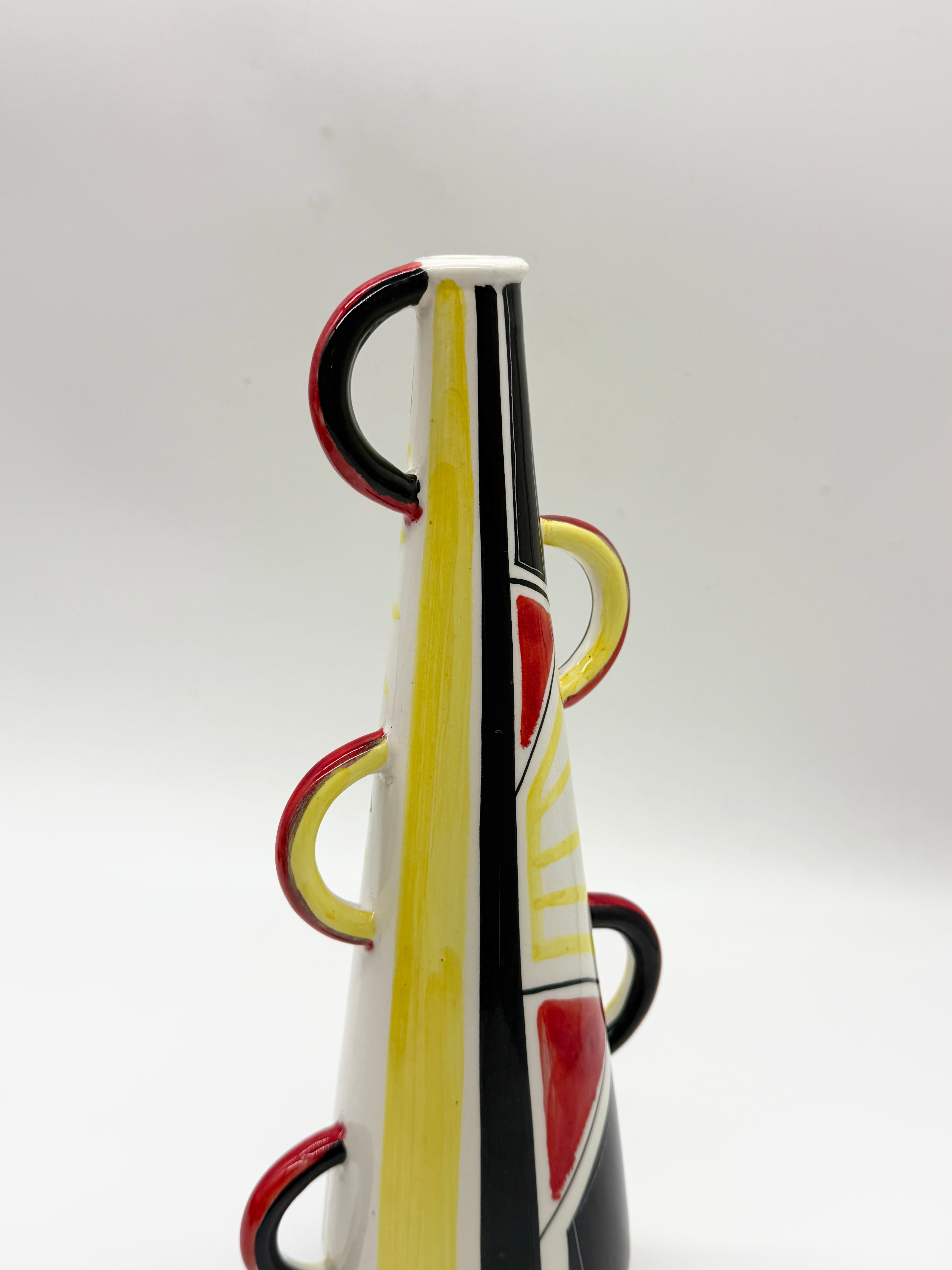 VASE SCULPTURAL – CORONETTI CUNARDO, ITALIE, 1980s
