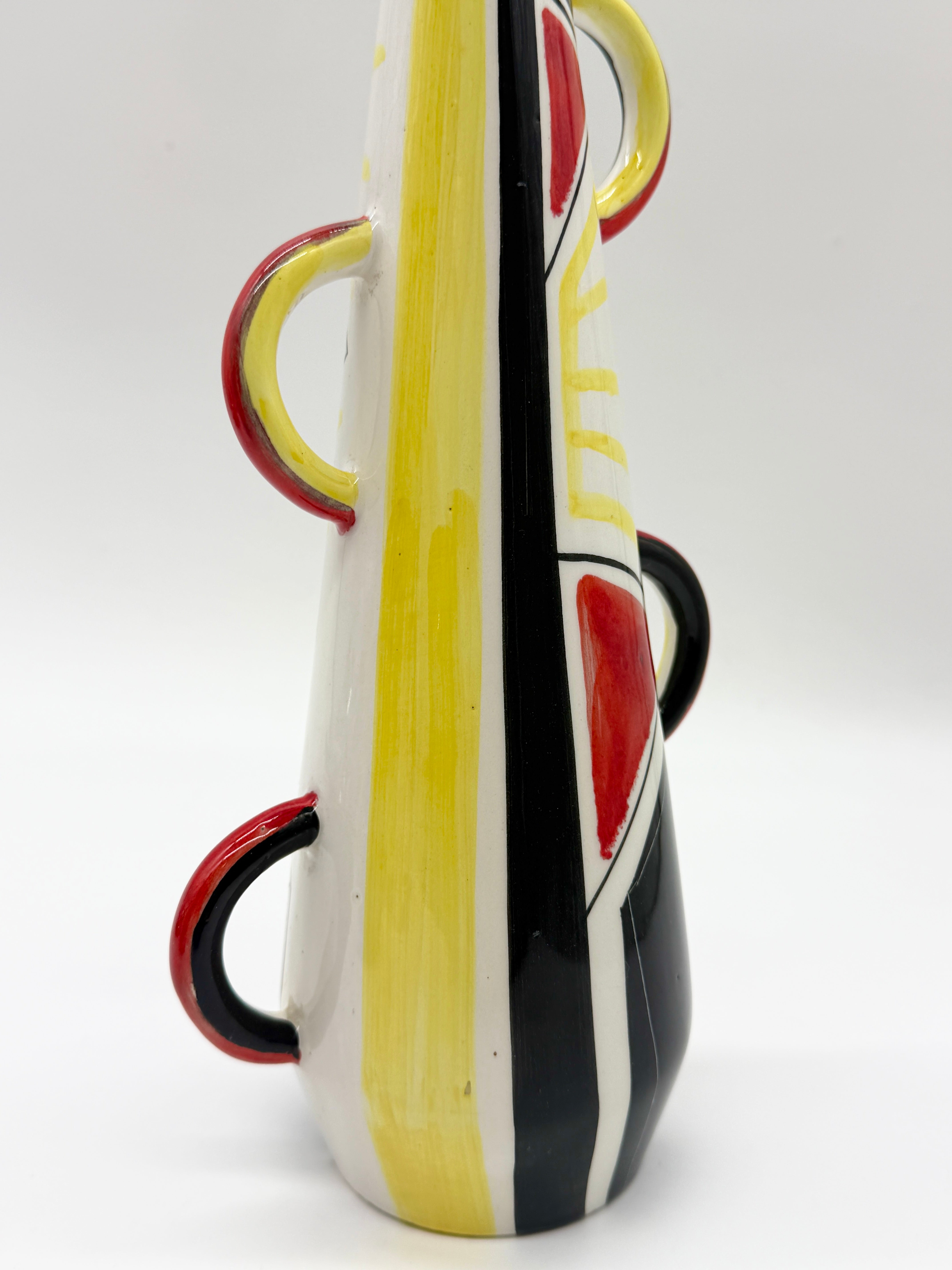 VASE SCULPTURAL – CORONETTI CUNARDO, ITALIE, 1980s