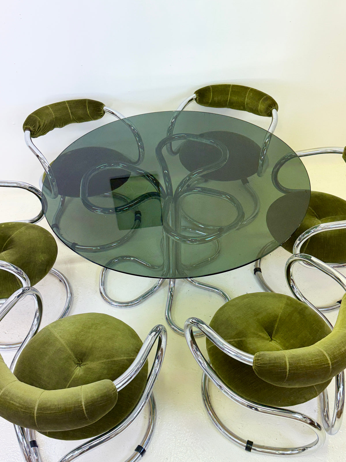 Salon complet Tecnosalotto par Rudi Bonzanini — Italie, 1970s