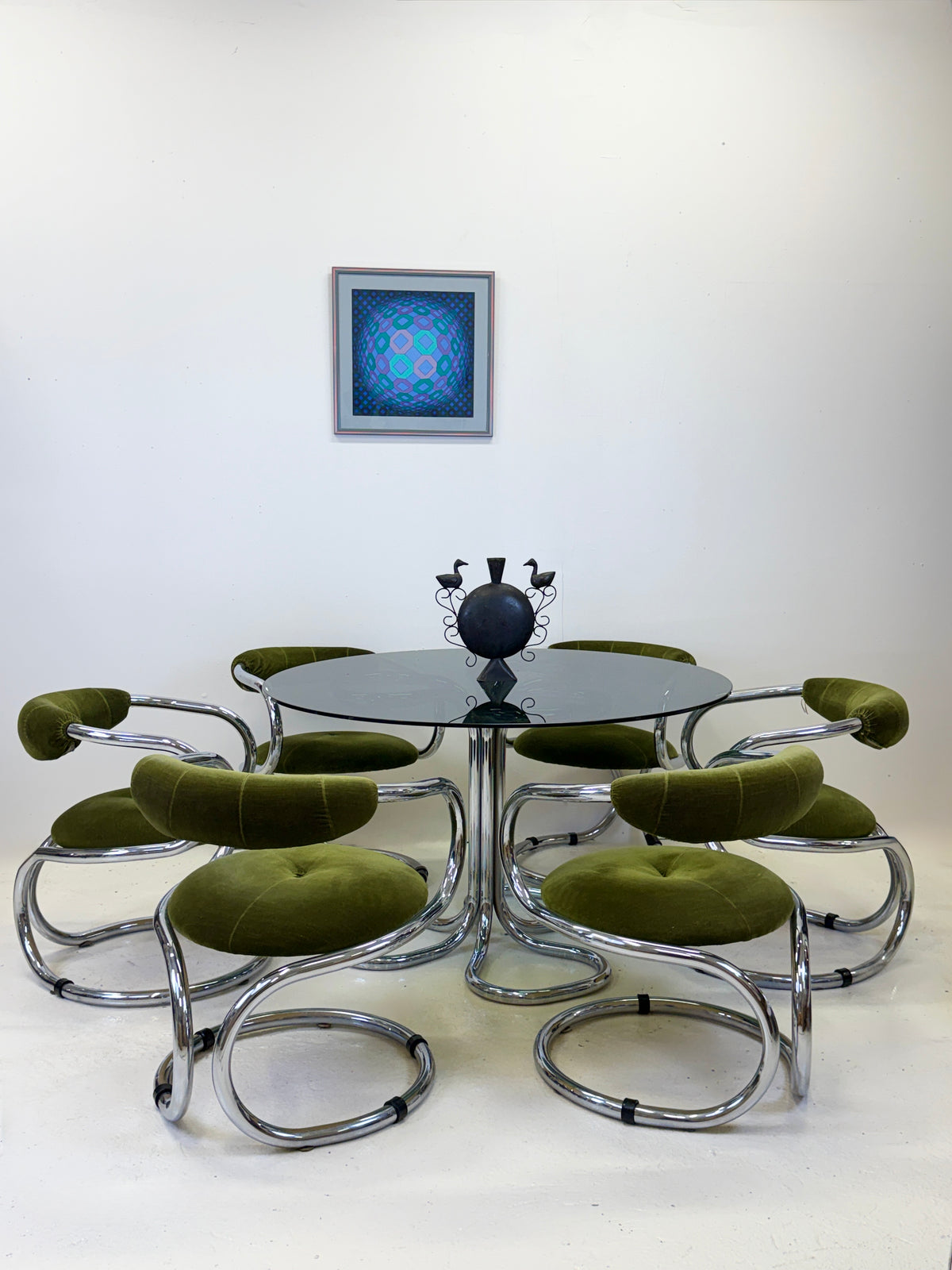 Salon complet Tecnosalotto par Rudi Bonzanini — Italie, 1970s