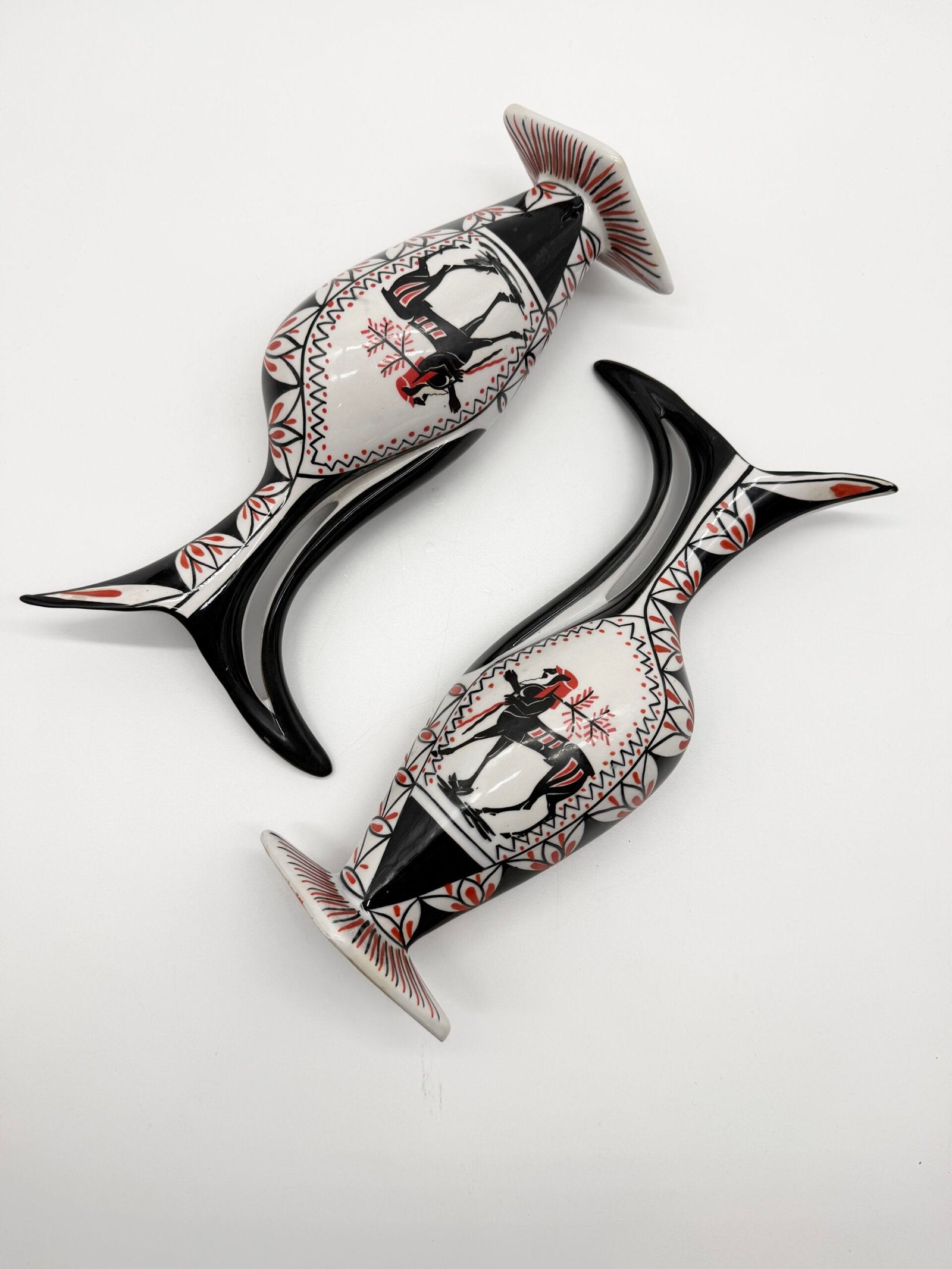 PAIRE DE VASES "CENTAURES" – CÉRAMIQUE, ITALY, 1960s
