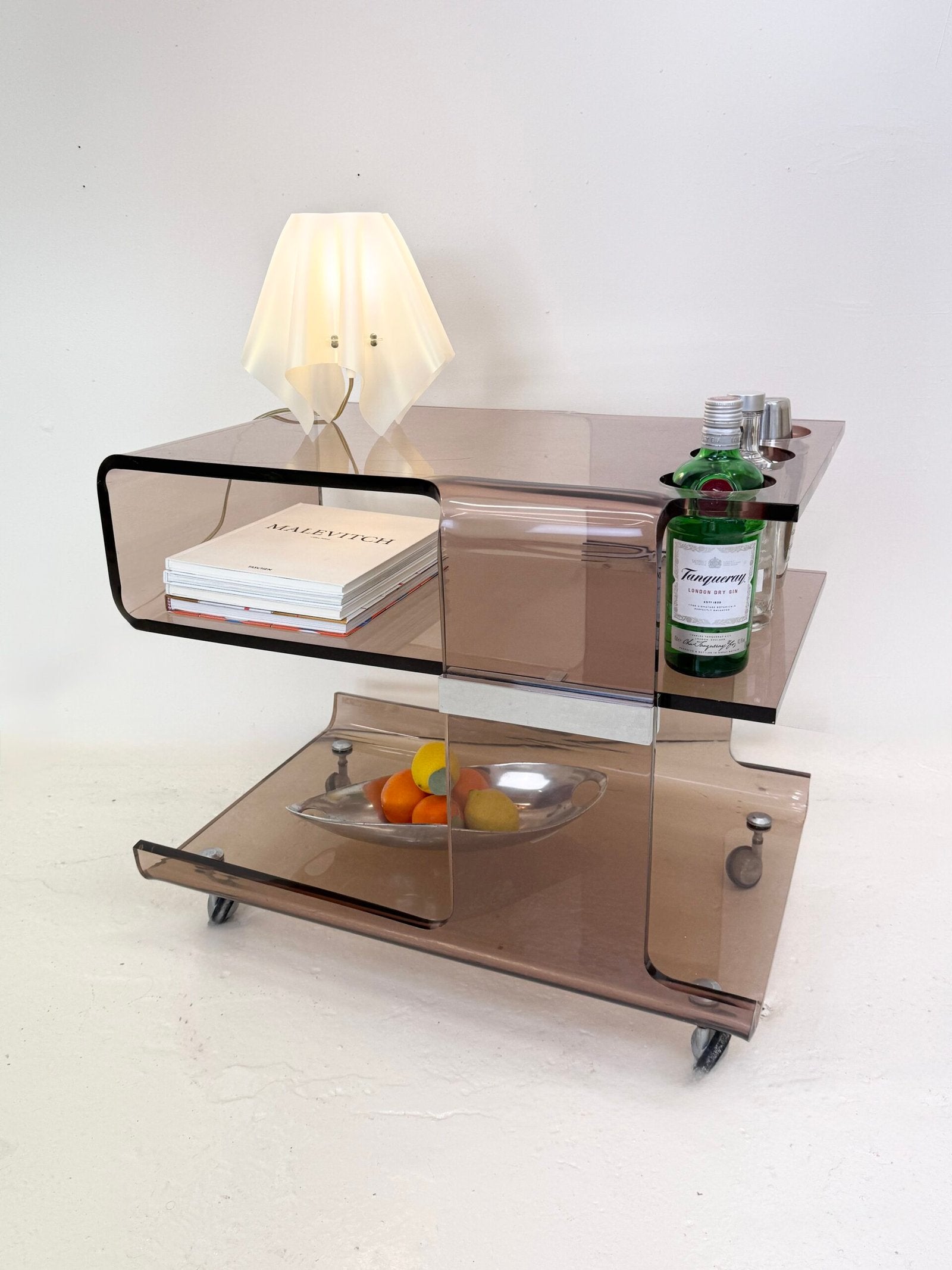 BAR PLEXI SIGNÉ "MICHEL DUMAS", 1970s