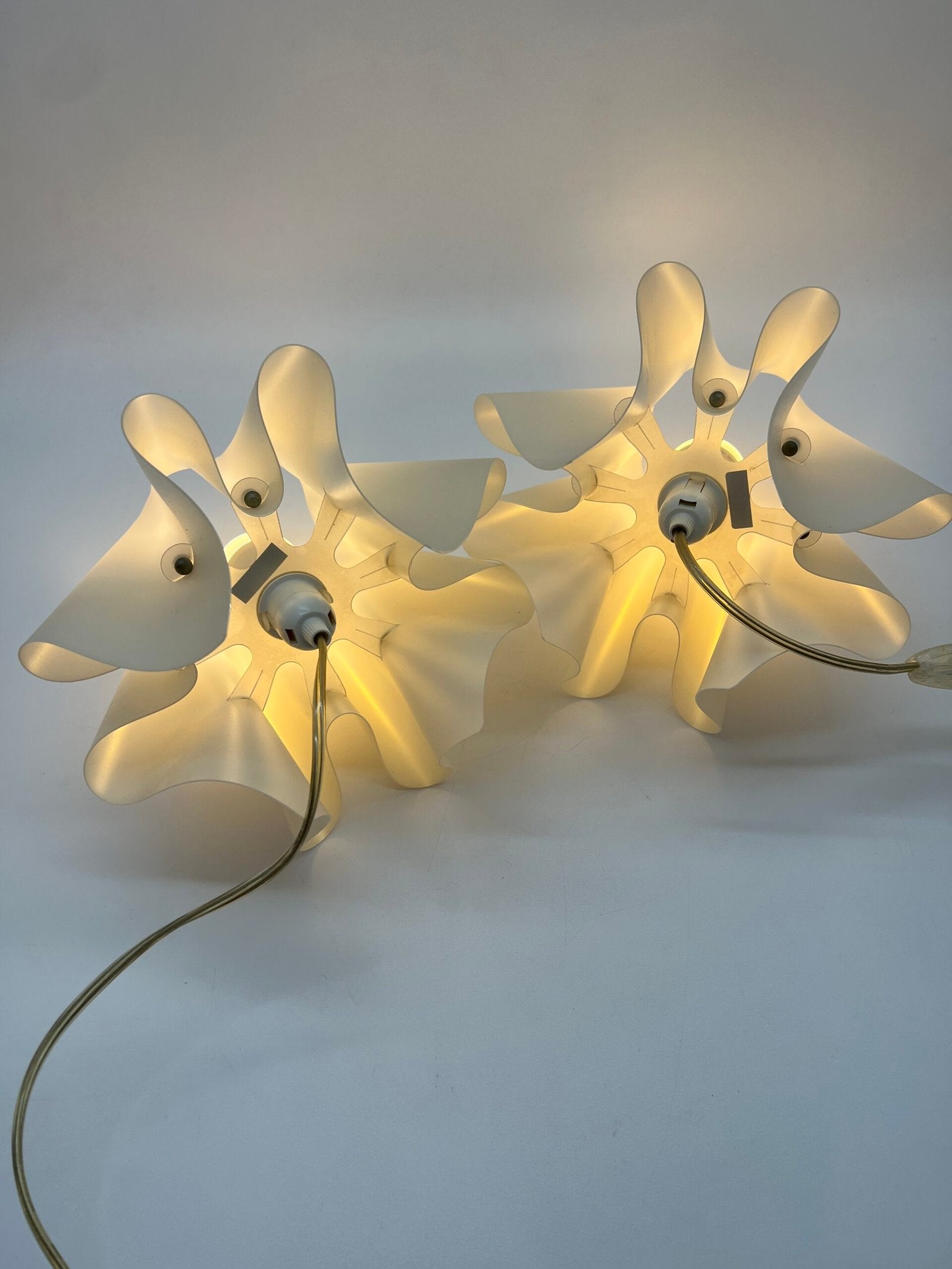 PAIRE DE LAMPES SLAMP “FOULARD” PAR FRANCESCO PARETTI, 1990s