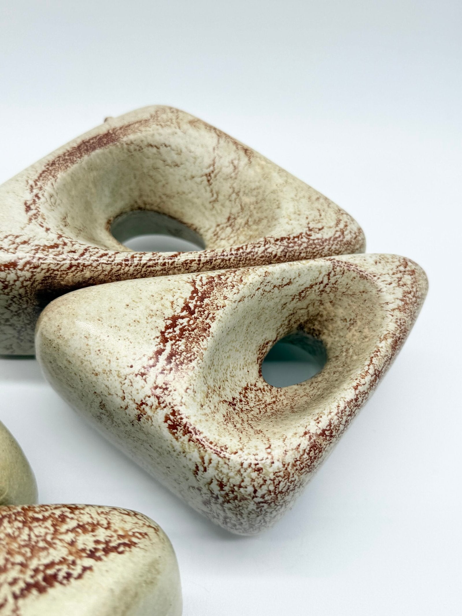 PAIRE DE VASES — ROBERTO RIGON POUR "BERTONCELLO", 1960s