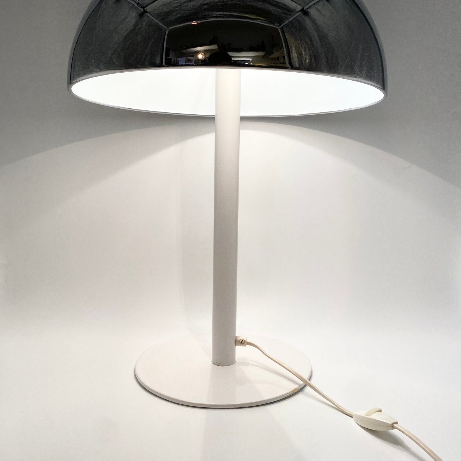 LAMPE CHROME CHAMPIGNON "XXL", 1970s