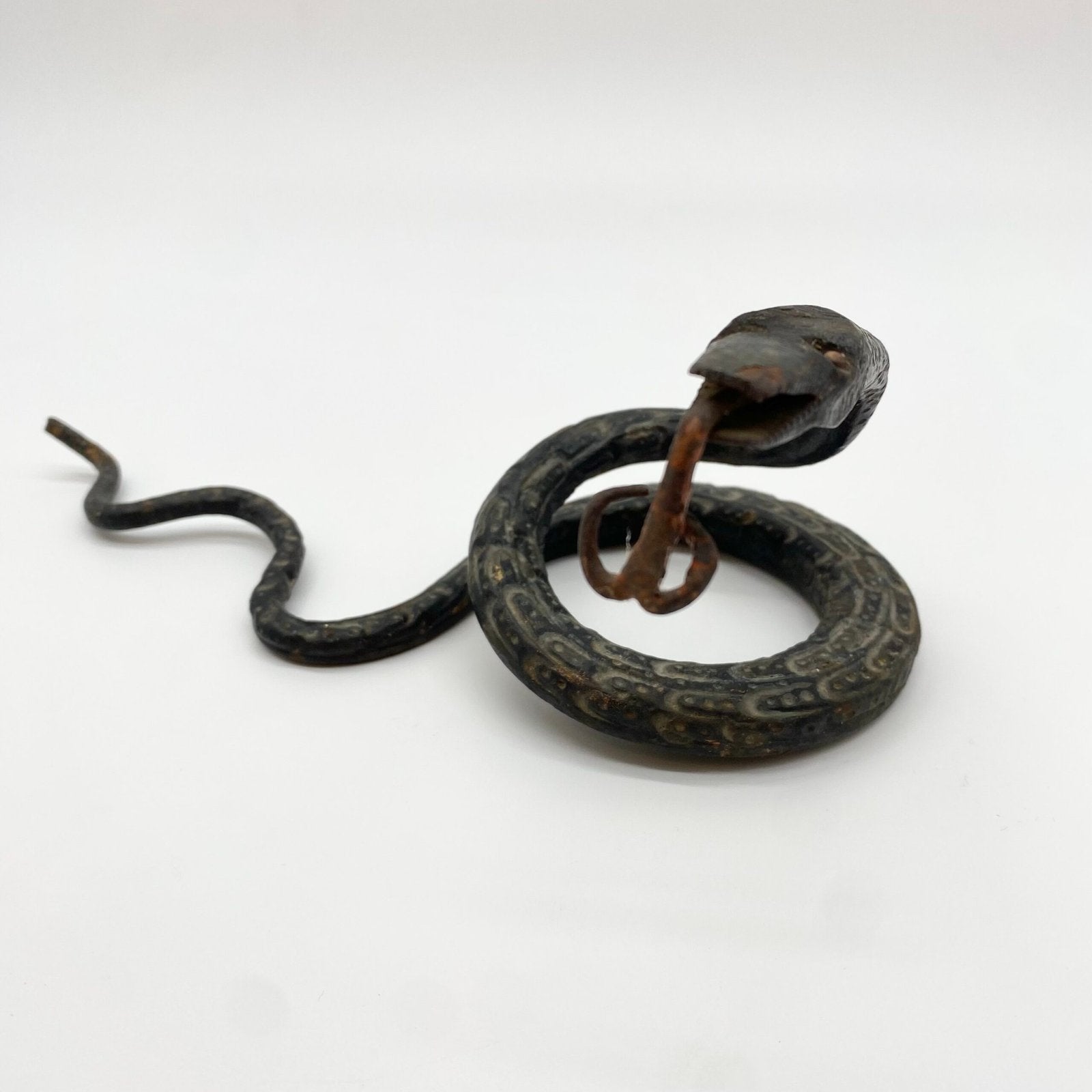SCULPTURE SERPENT EN FER FORGÉ, 1950s