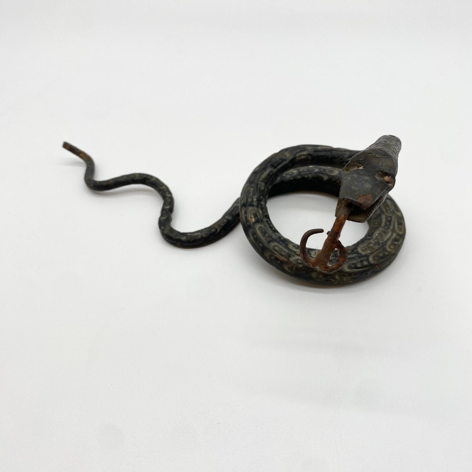 SCULPTURE SERPENT EN FER FORGÉ, 1950s