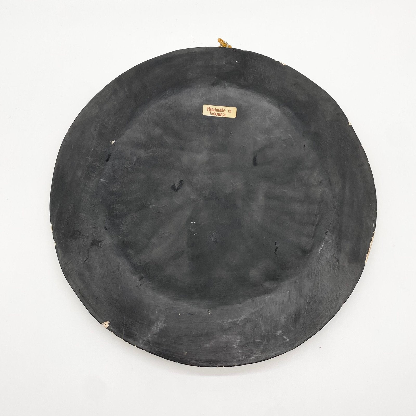 PANNEAU MURAL BOIS — "VISAGE SOLAIRE", 1970s
