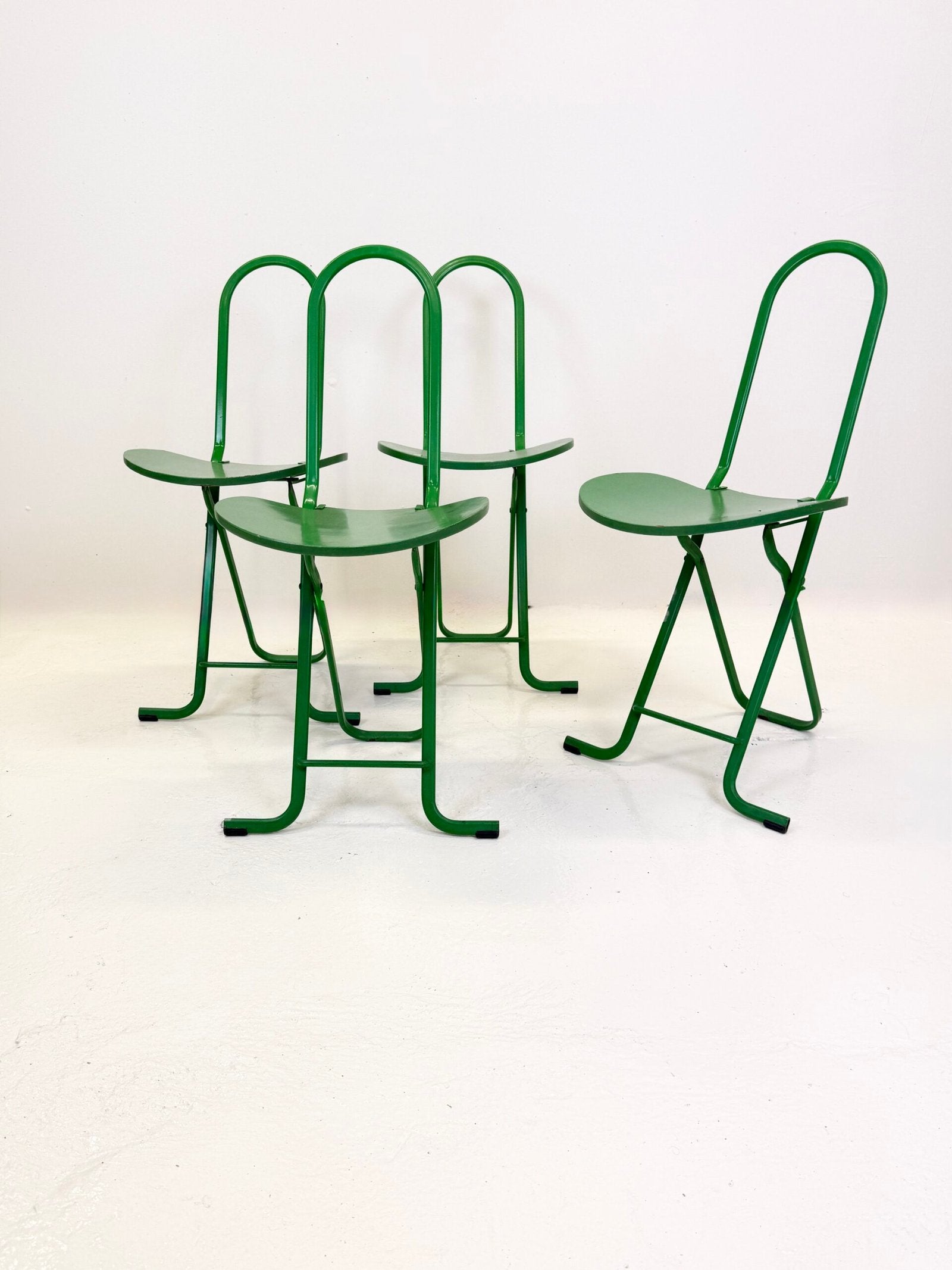 SET DE 4 CHAISES "DAFNE" PAR GASTONE RINALDI, 1970s