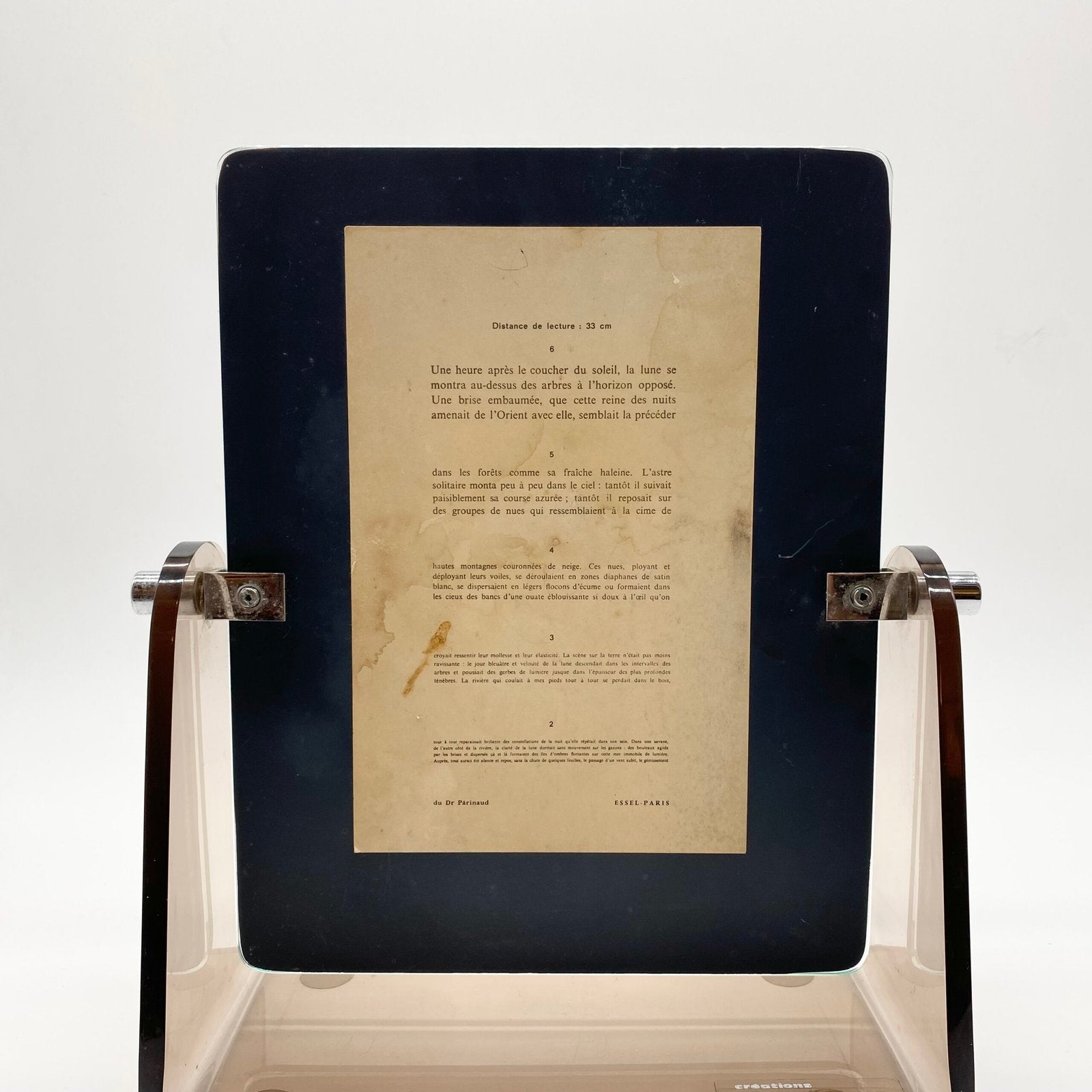 MIROIR PLEXI FUMÉ — CRÉATION J.P. MAUGER, 1970s