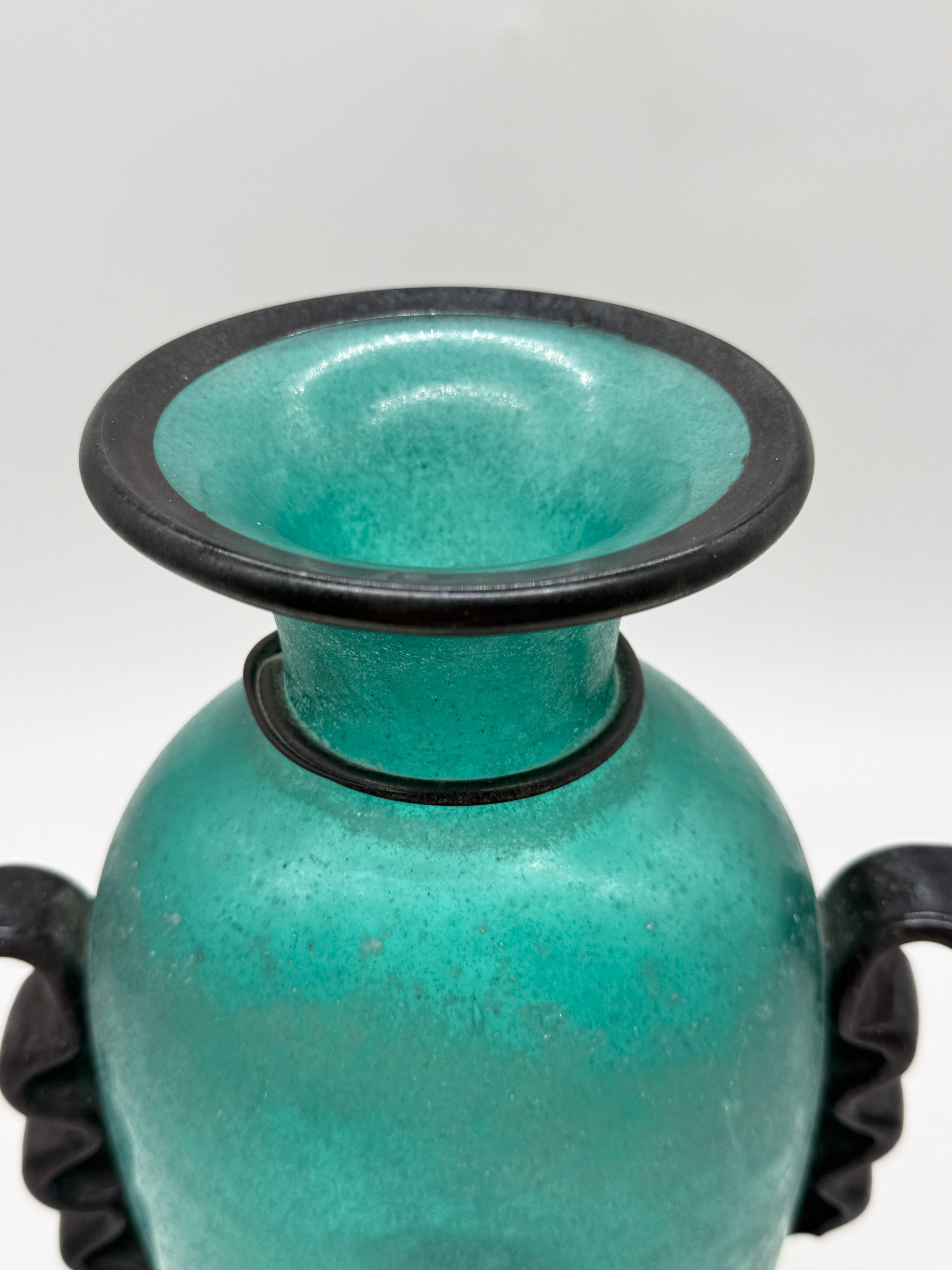 VASE "AMPHORE" MURANO – GAMBARO & POGGI, ITALIE, 1970s