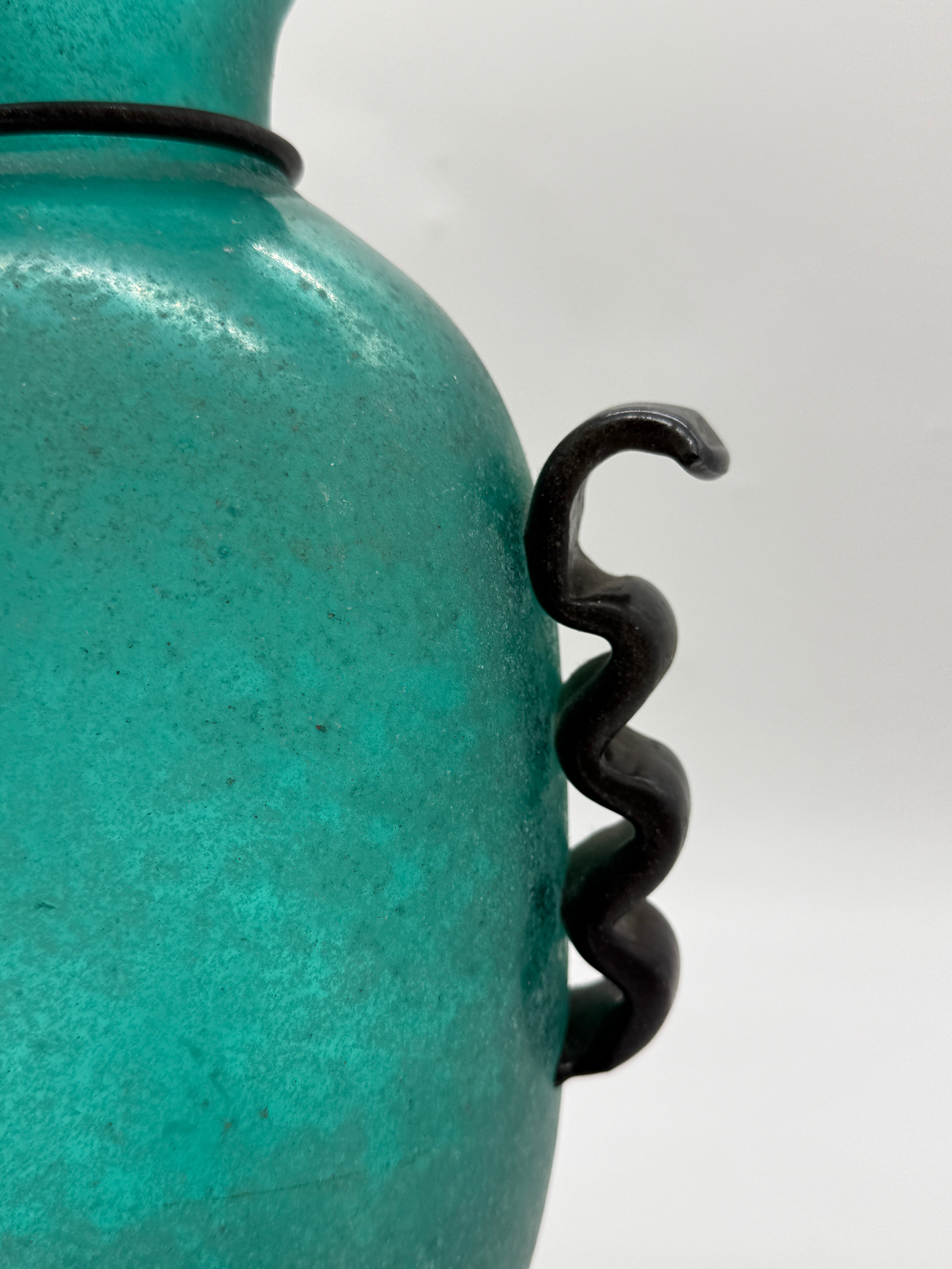 VASE "AMPHORE" MURANO – GAMBARO & POGGI, ITALIE, 1970s