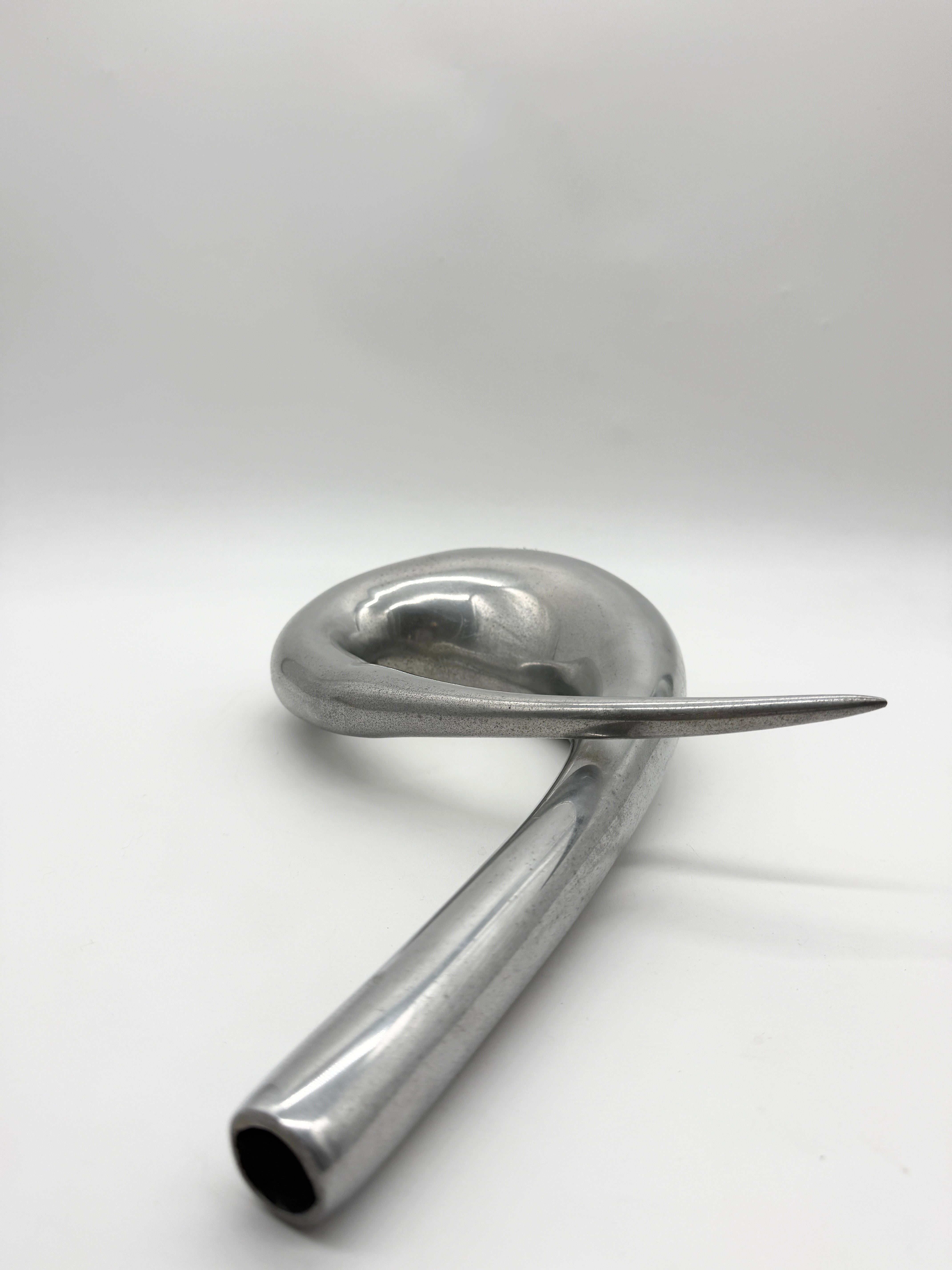 VASE ZOOMORPHE EN FONTE D’ALUMINIUM, 1970s