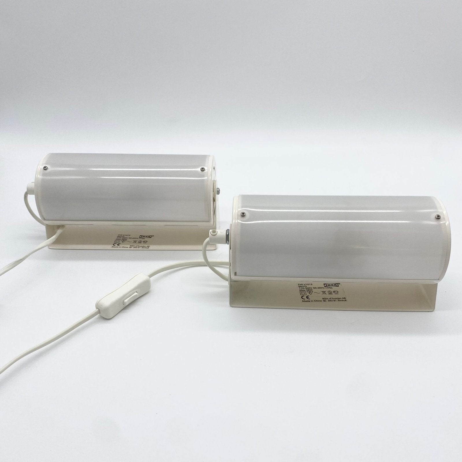 PAIRE D’APPLIQUES IKEA V1013 / "SMYG" – 1990s