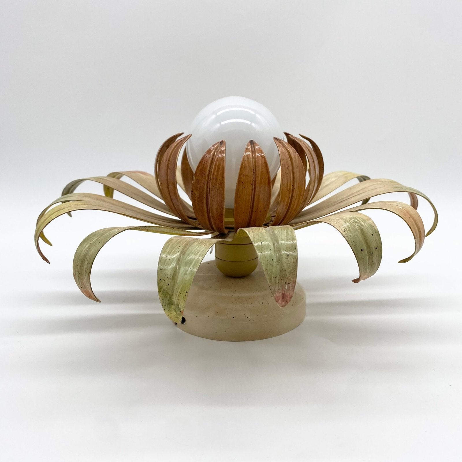 APPLIQUE MURALE "FLEUR" FER FORGÉ — 1960s