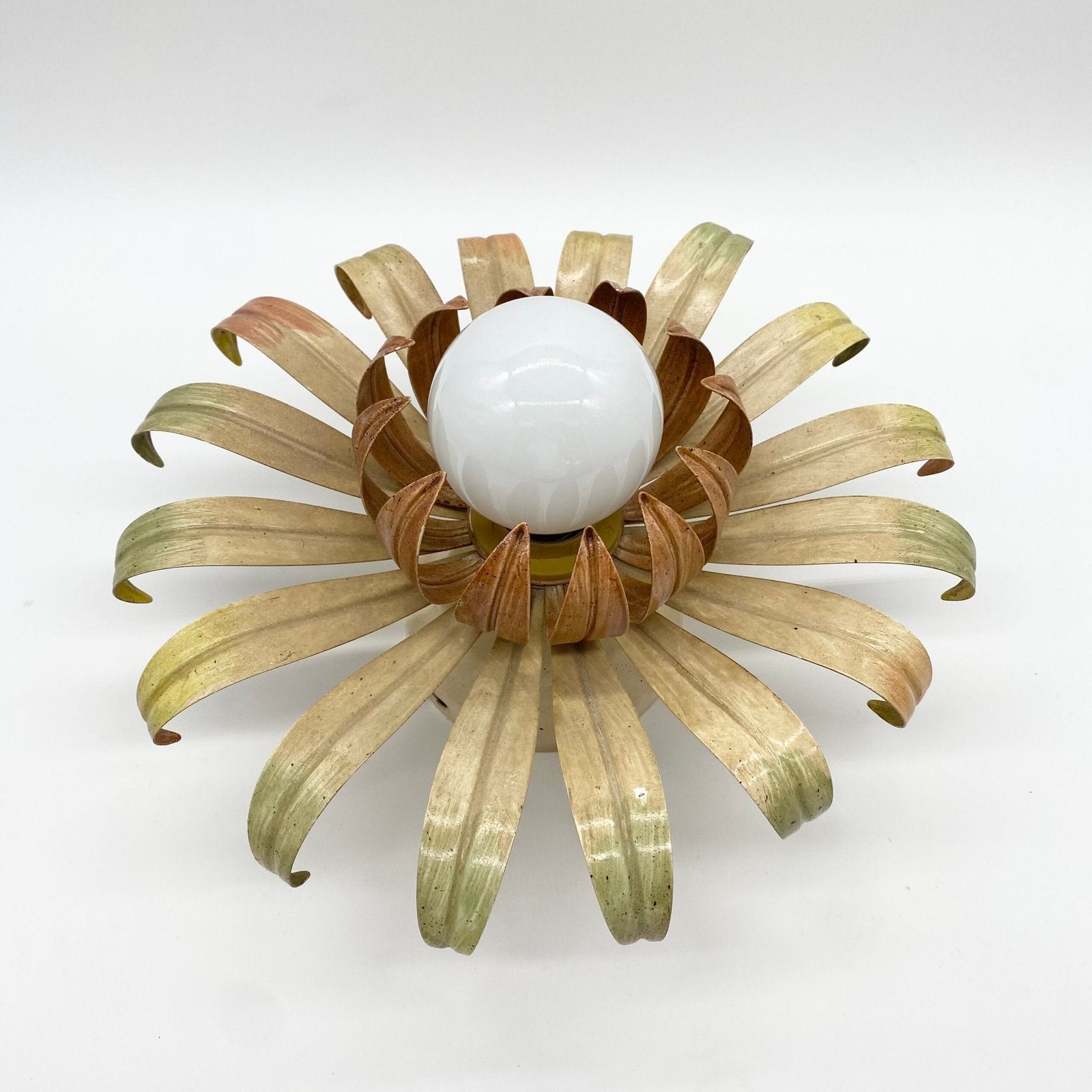 APPLIQUE MURALE "FLEUR" FER FORGÉ — 1960s