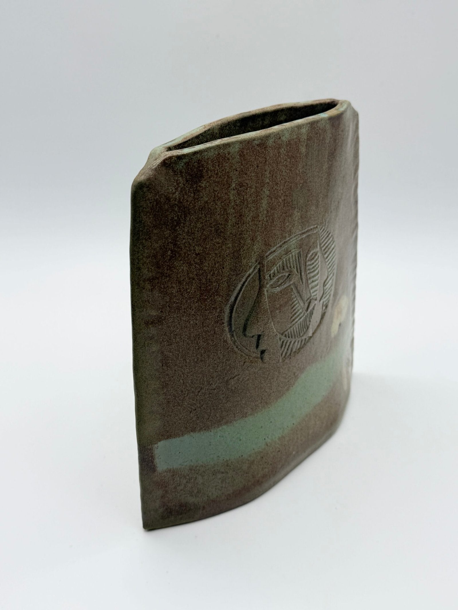 VASE "TOTEM" SIGNÉ ANTHONY PITOT – PIÈCE UNIQUE, 1980s