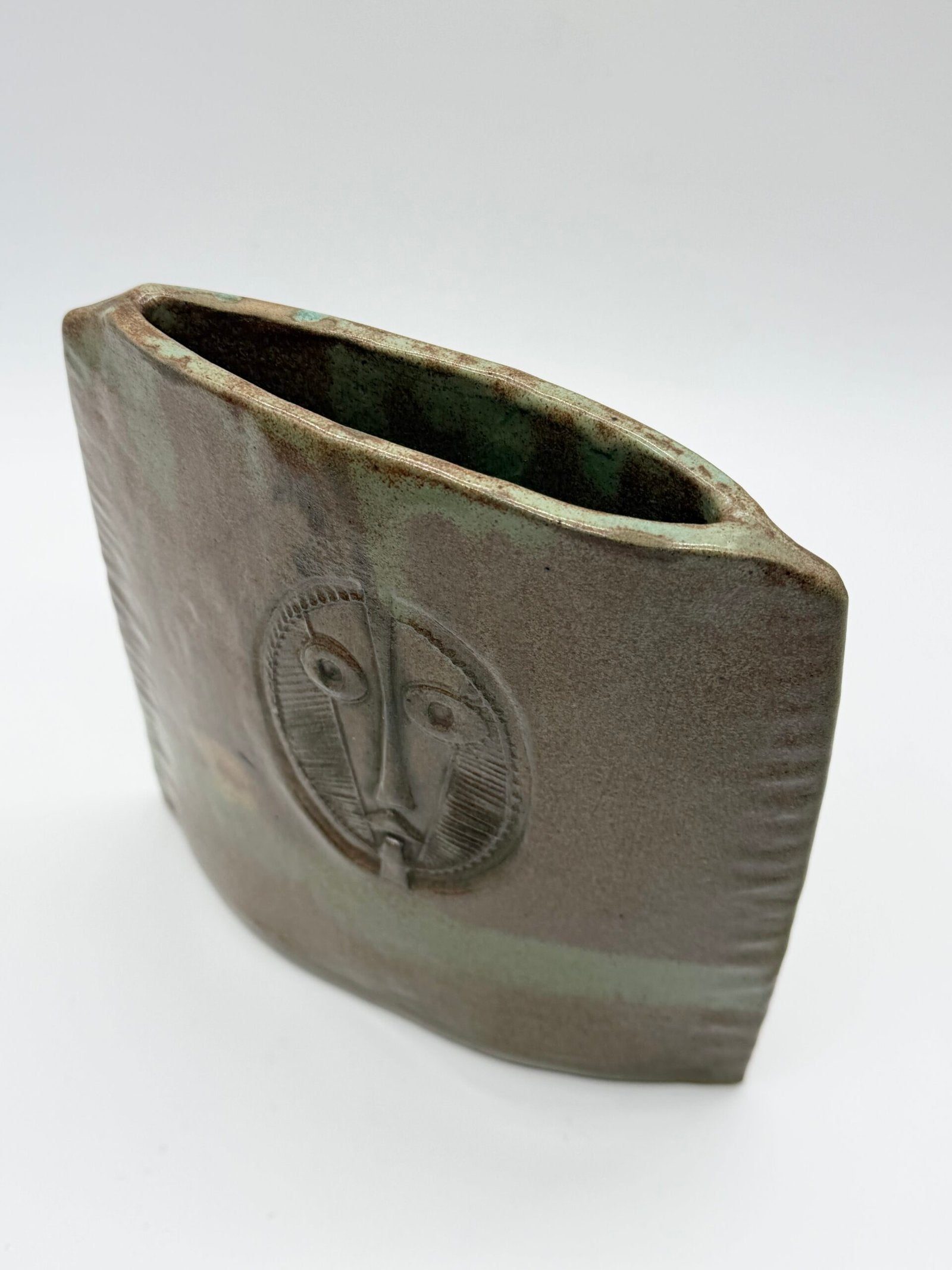 VASE "TOTEM" SIGNÉ ANTHONY PITOT – PIÈCE UNIQUE, 1980s