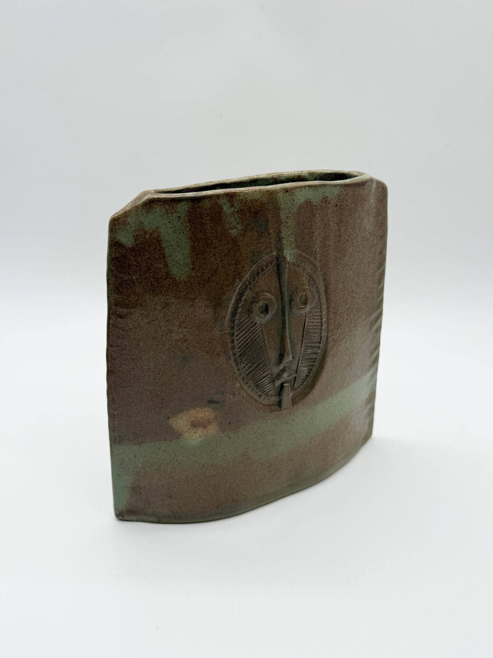 VASE "TOTEM" SIGNÉ ANTHONY PITOT – PIÈCE UNIQUE, 1980s