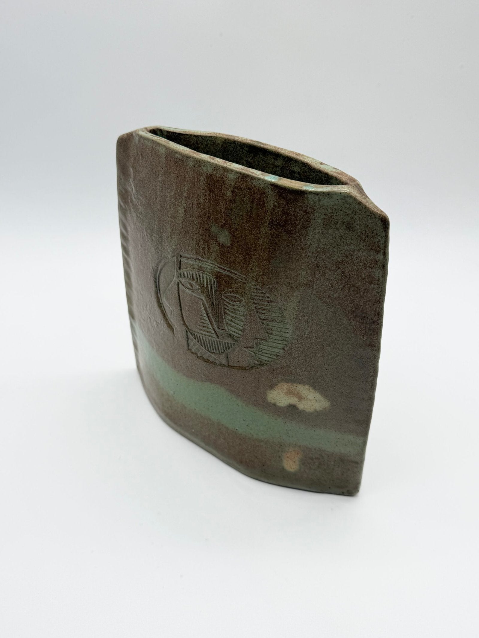 VASE "TOTEM" SIGNÉ ANTHONY PITOT – PIÈCE UNIQUE, 1980s