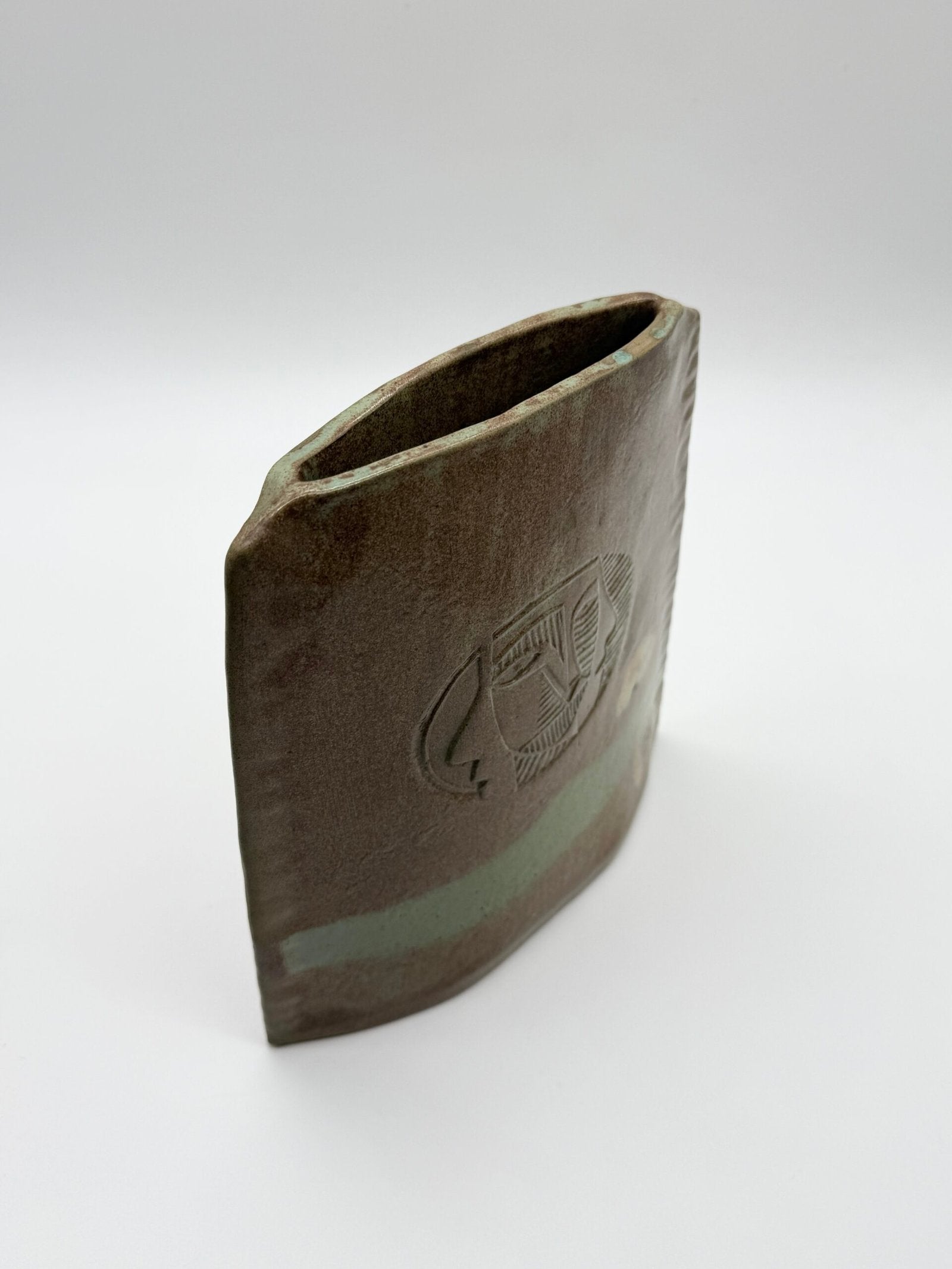 VASE "TOTEM" SIGNÉ ANTHONY PITOT – PIÈCE UNIQUE, 1980s