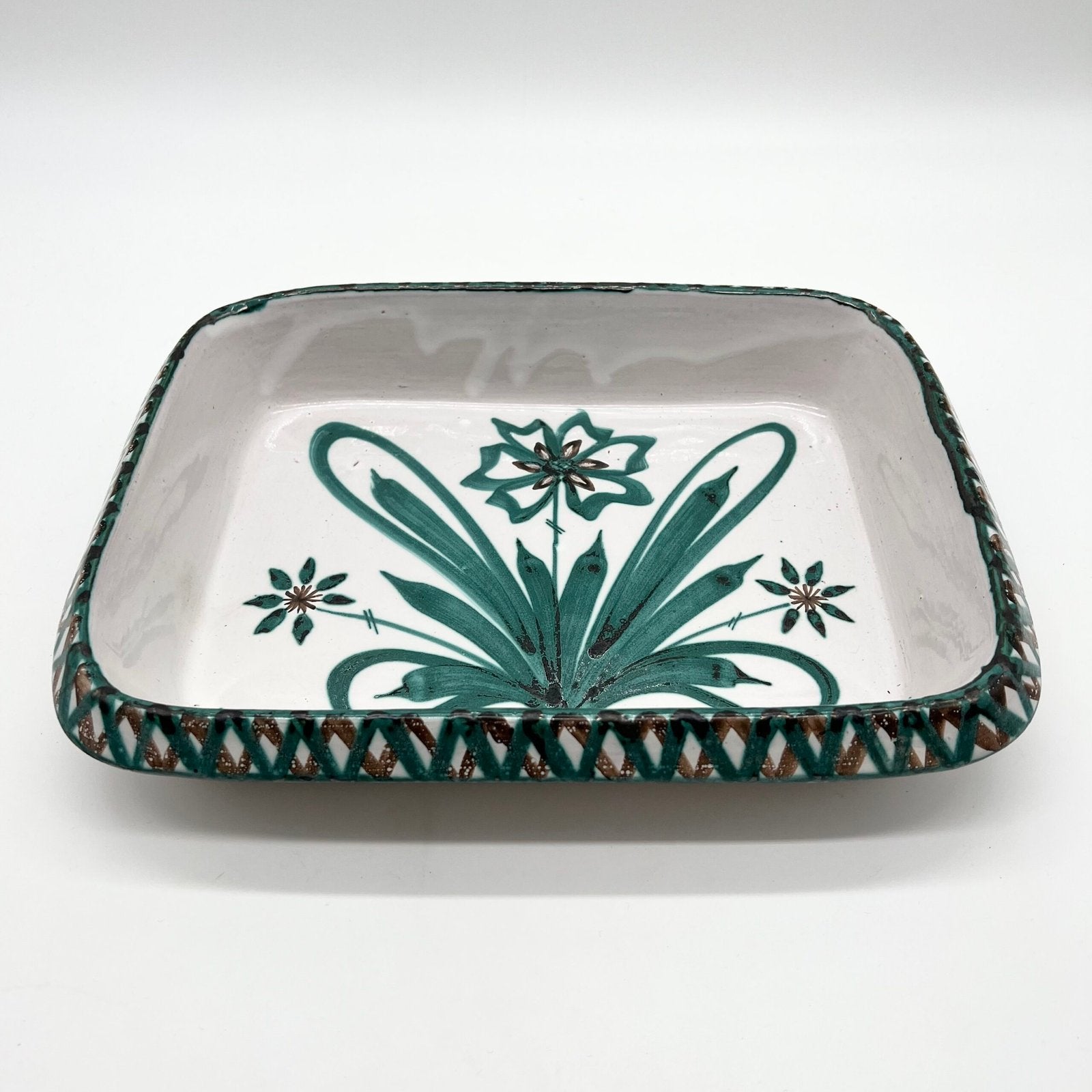 GRAND PLAT "FLEURS" ROBERT PICAULT, 1950s