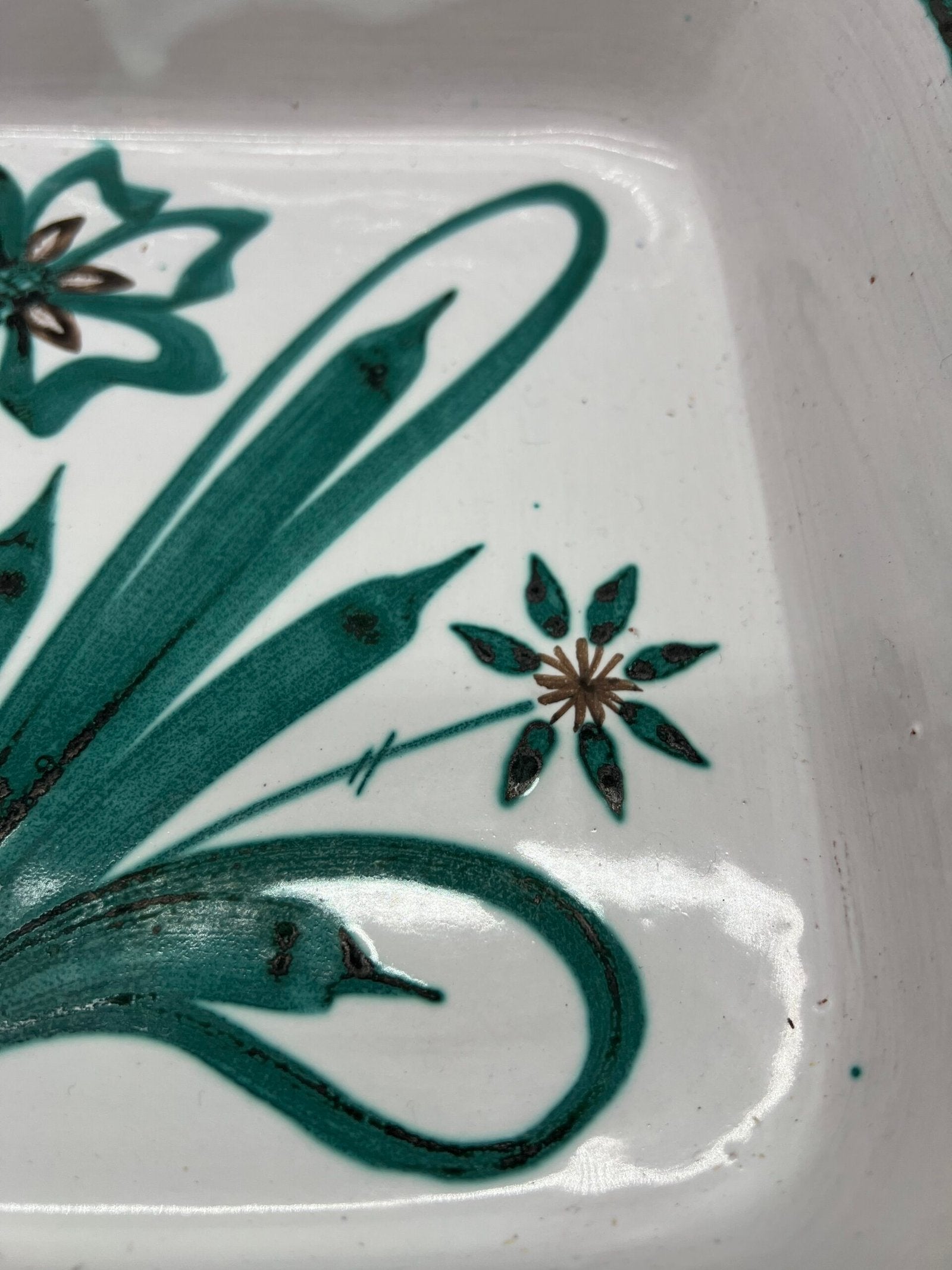 GRAND PLAT "FLEURS" ROBERT PICAULT, 1950s