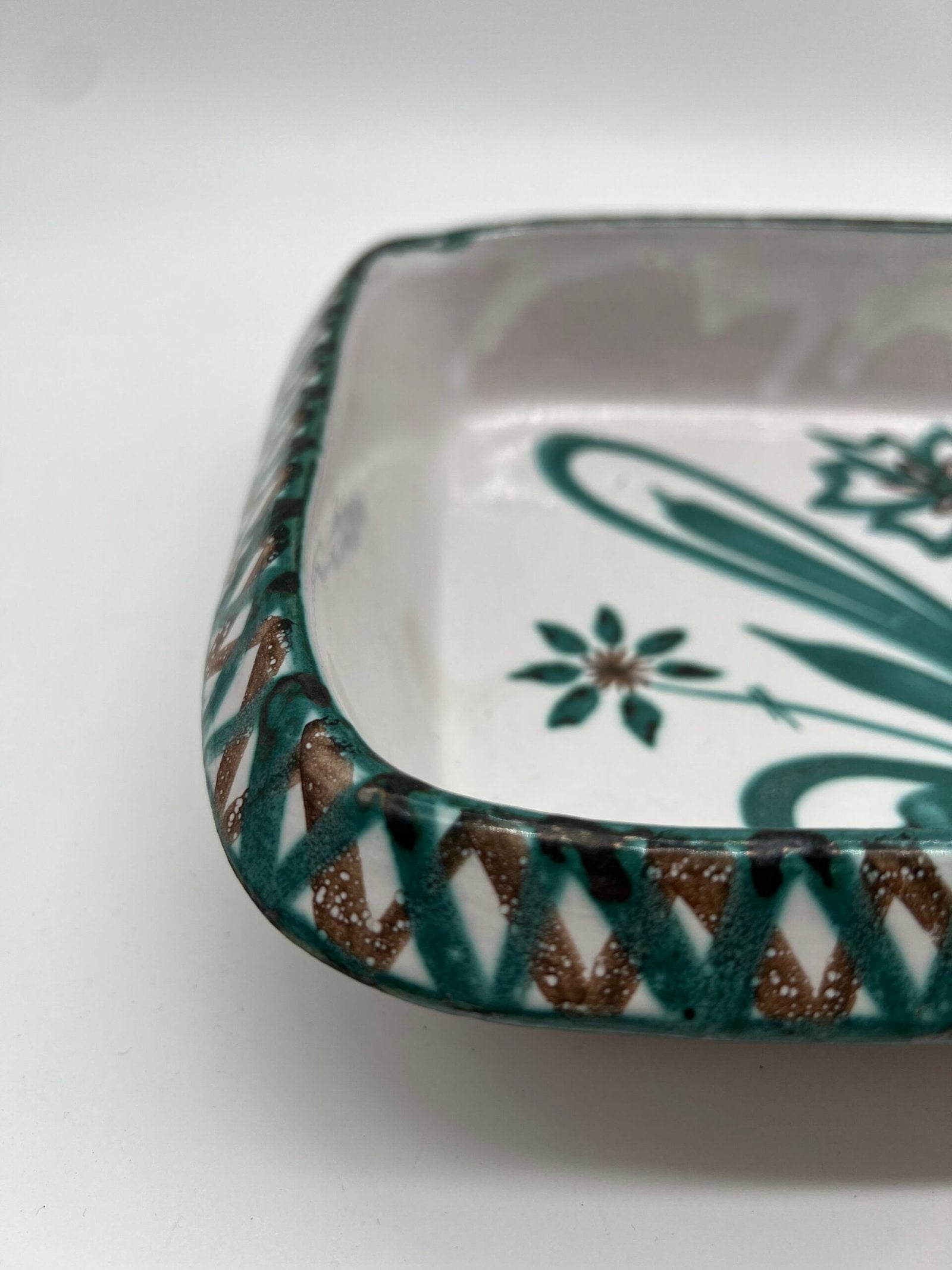 GRAND PLAT "FLEURS" ROBERT PICAULT, 1950s