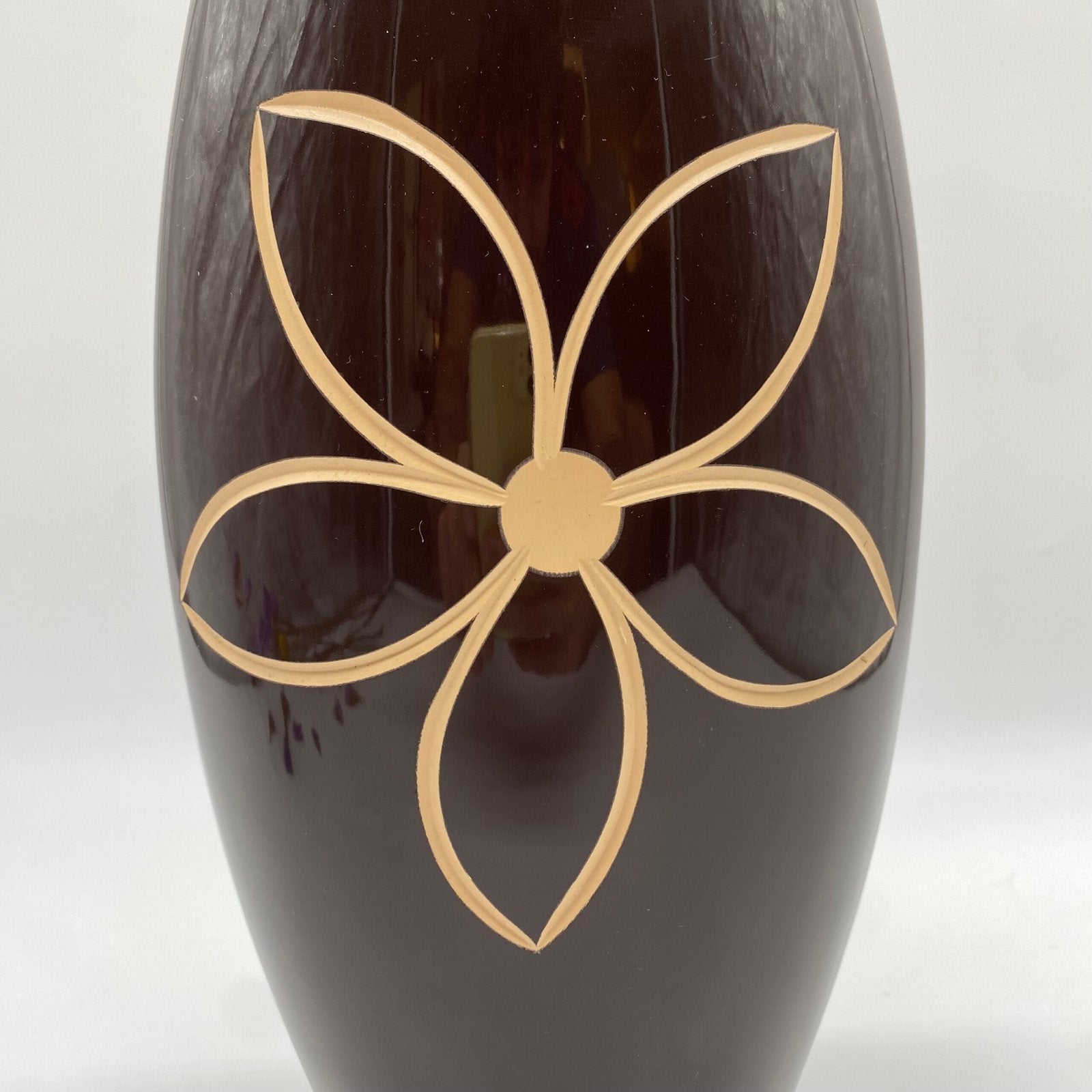 VASE "FLEUR" / CÉRAMIQUE ÉMAILLÉE – 1970s