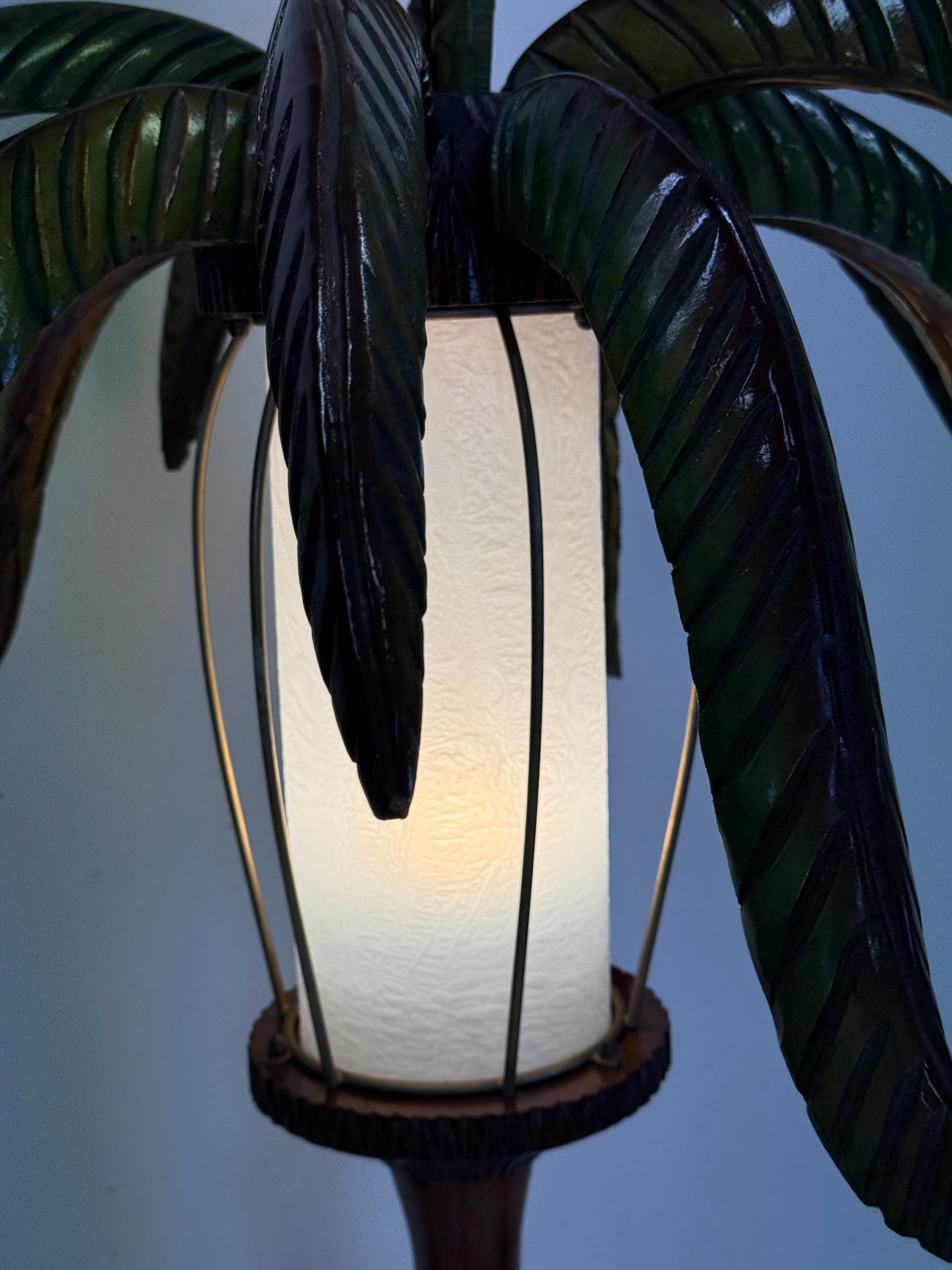LAMPADAIRE « PALMIER » — ALDO TURA, ITALIE, CIRCA 1960