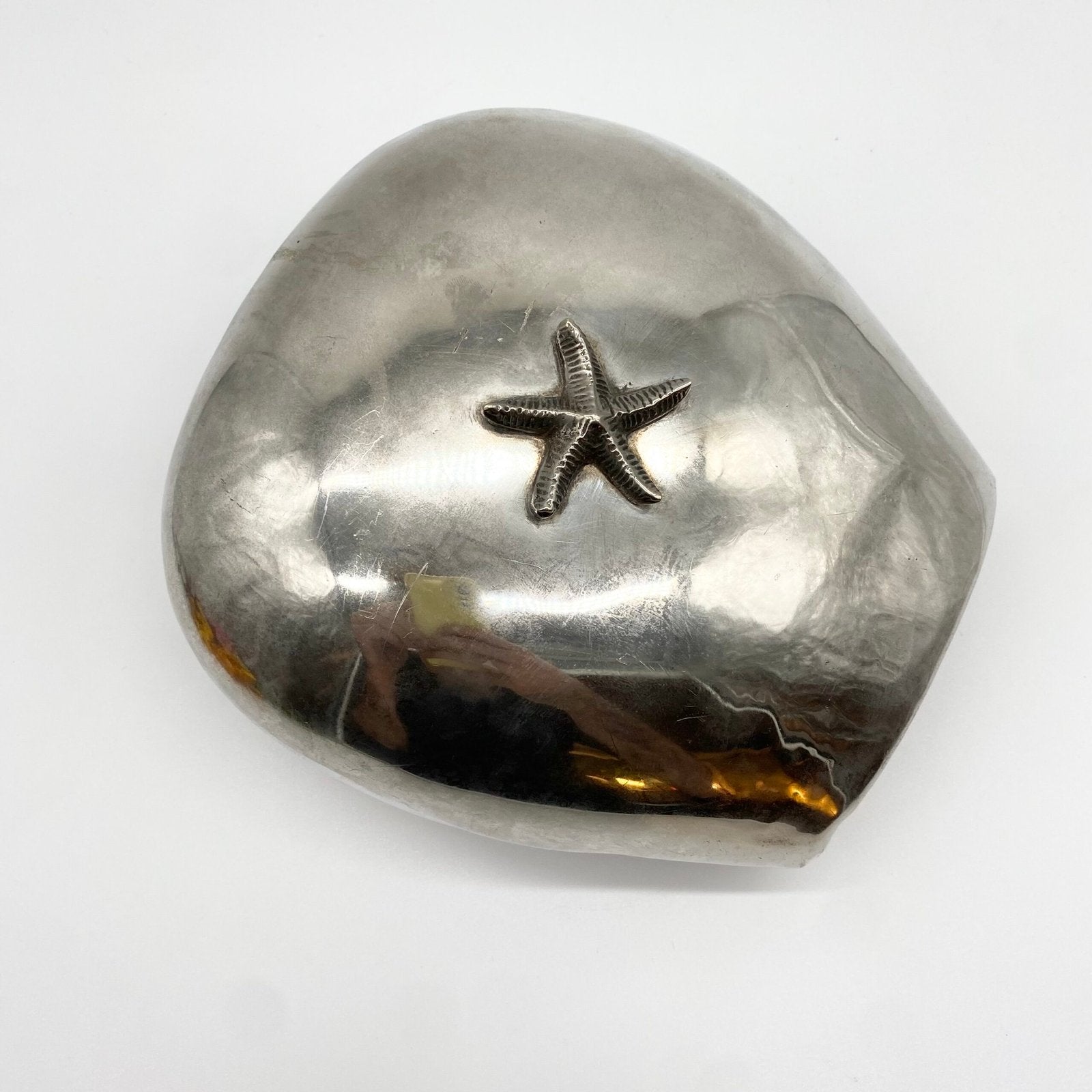 VASE "STAR SHELL" FONTE D’ALUMINIUM – 1980s