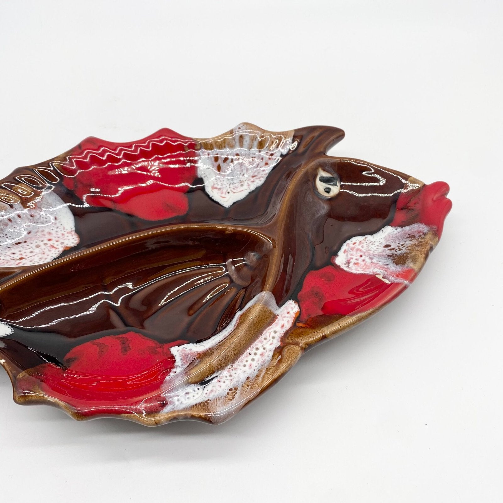 PLAT POISSON / CÉRAMIQUE "VALLAURIS" – 1960s