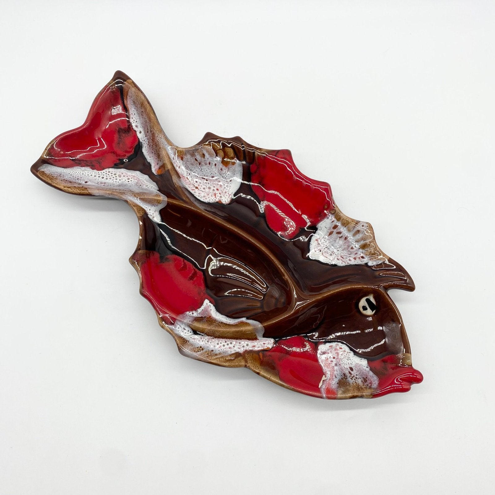 PLAT POISSON / CÉRAMIQUE "VALLAURIS" – 1960s