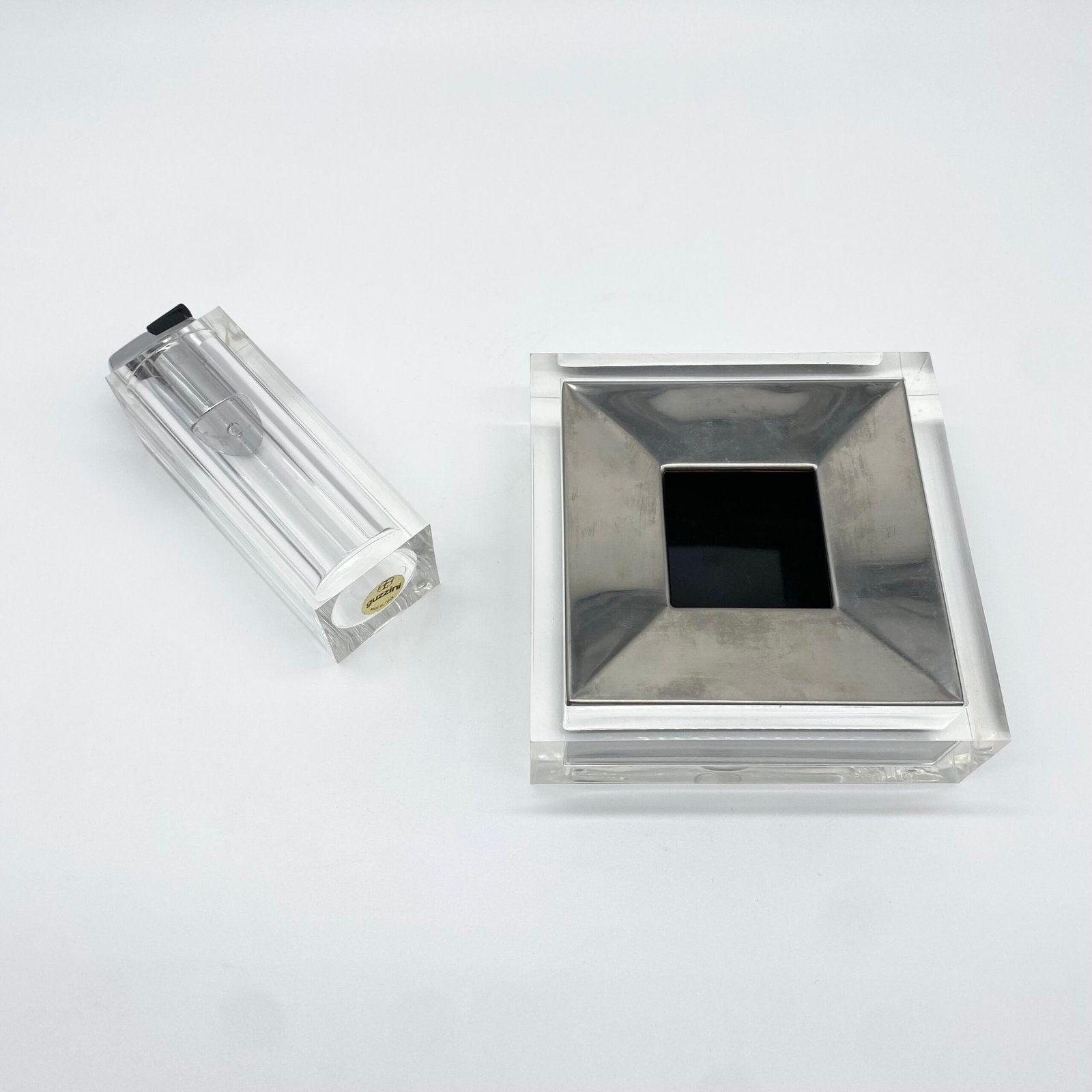 SMOKING SET "FABIO MANLIO CIOCCA" POUR GUZZINI – ITALY, 1970s