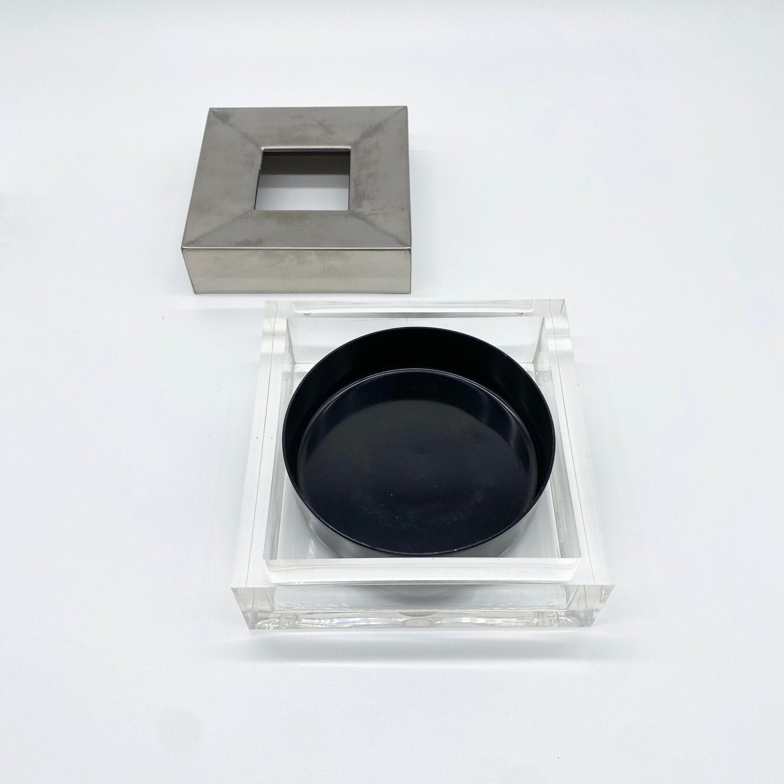 SMOKING SET "FABIO MANLIO CIOCCA" POUR GUZZINI – ITALY, 1970s