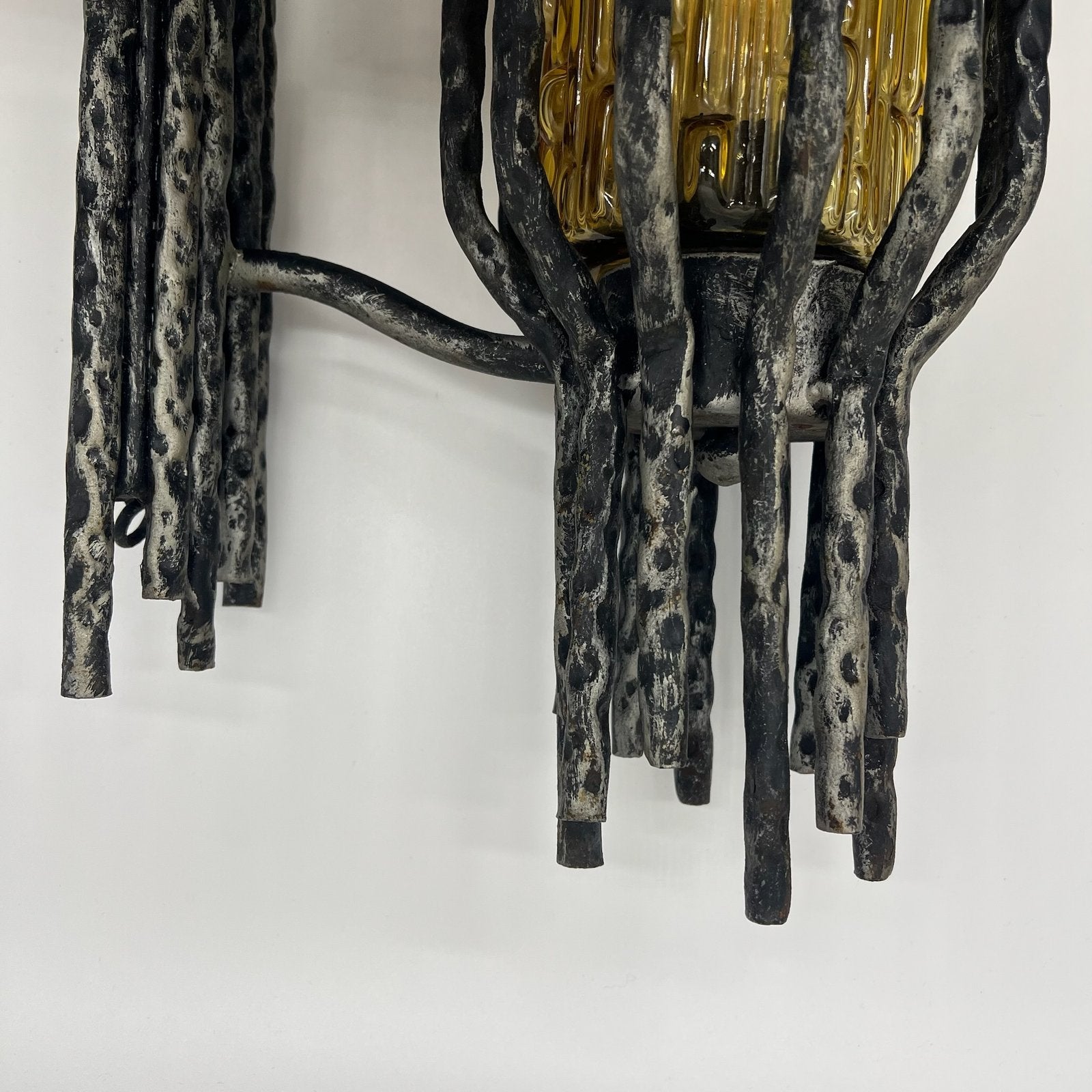 PAIRE D’APPLIQUES BRUTALISTES PAR "MARCELLO FANTONI", 1960s