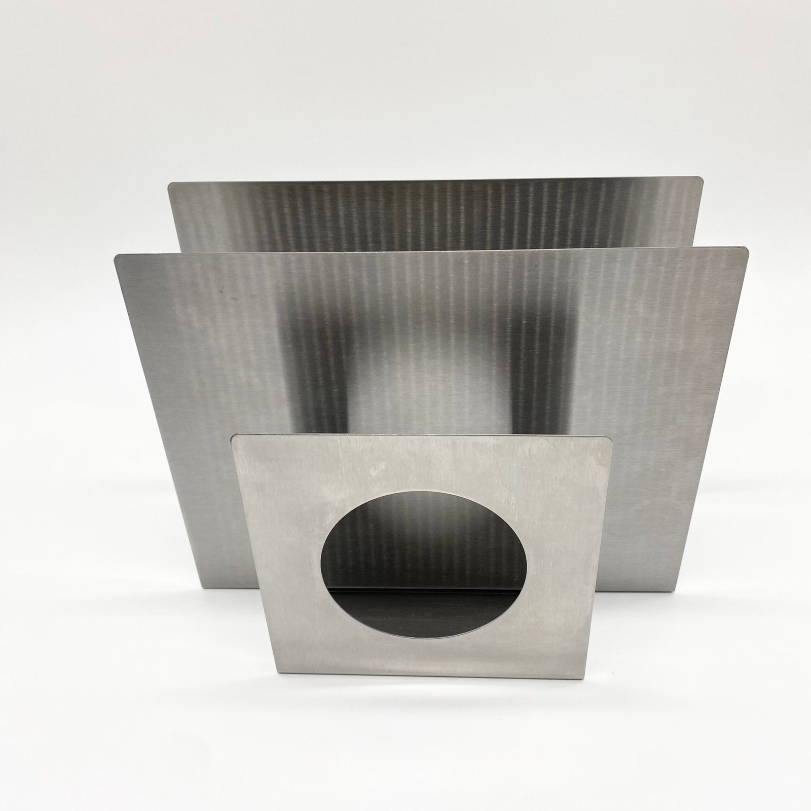 PORTE-REVUES ACIER PAR "FRANÇOIS MONNET" — 1970s