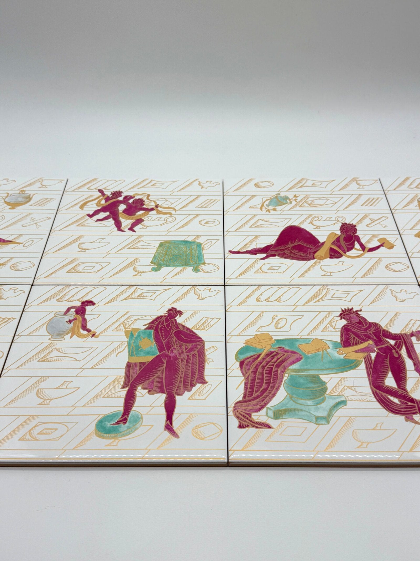 CÉRAMIQUE GIO PONTI — « LA CONVERSAZIONE CLASSICA », 1980s